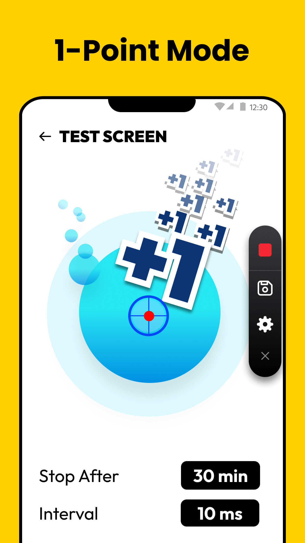 اسکرین شات 2 برنامه Auto Clicker: Auto Tapper