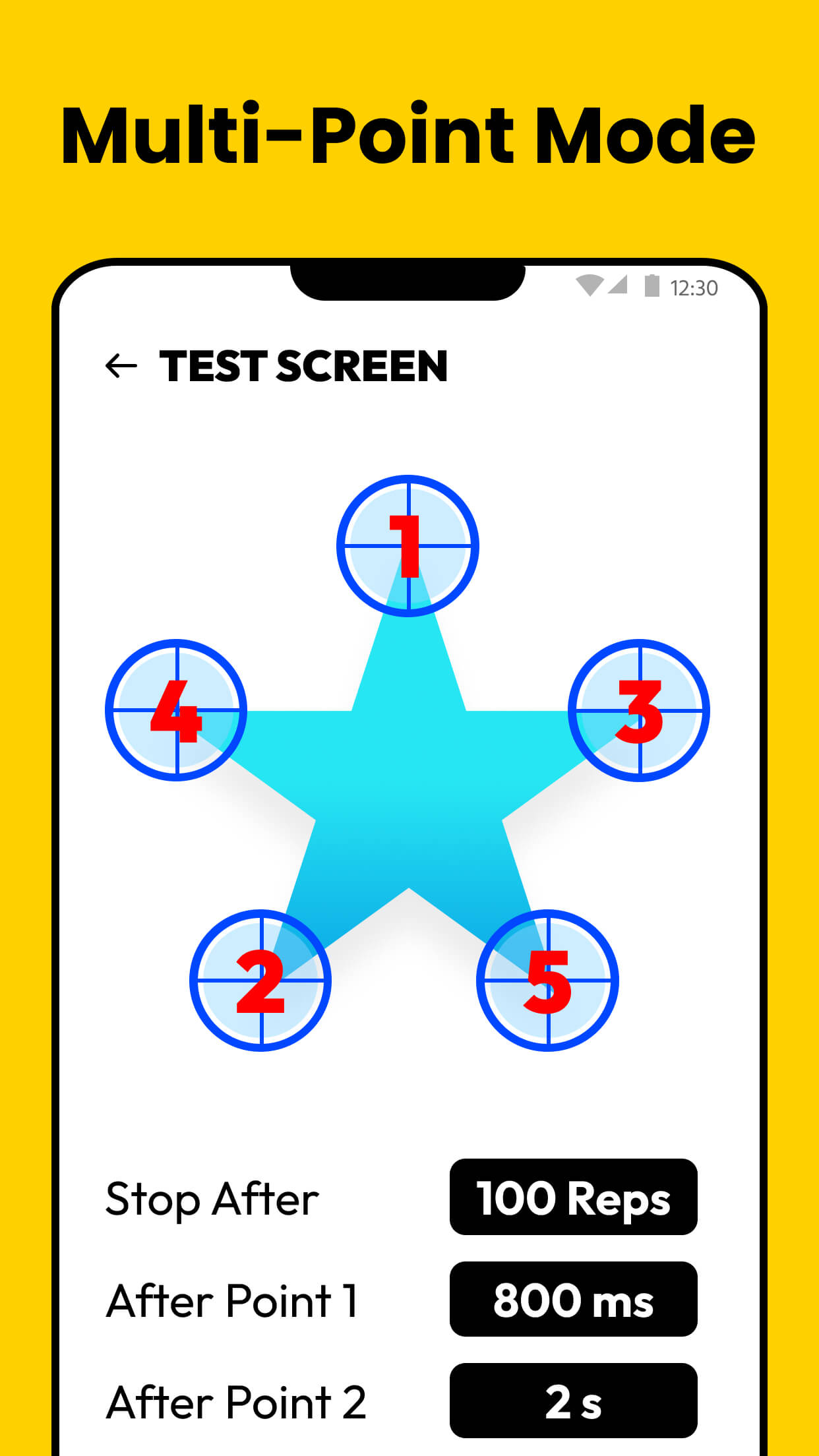 اسکرین شات 3 برنامه Auto Clicker: Auto Tapper