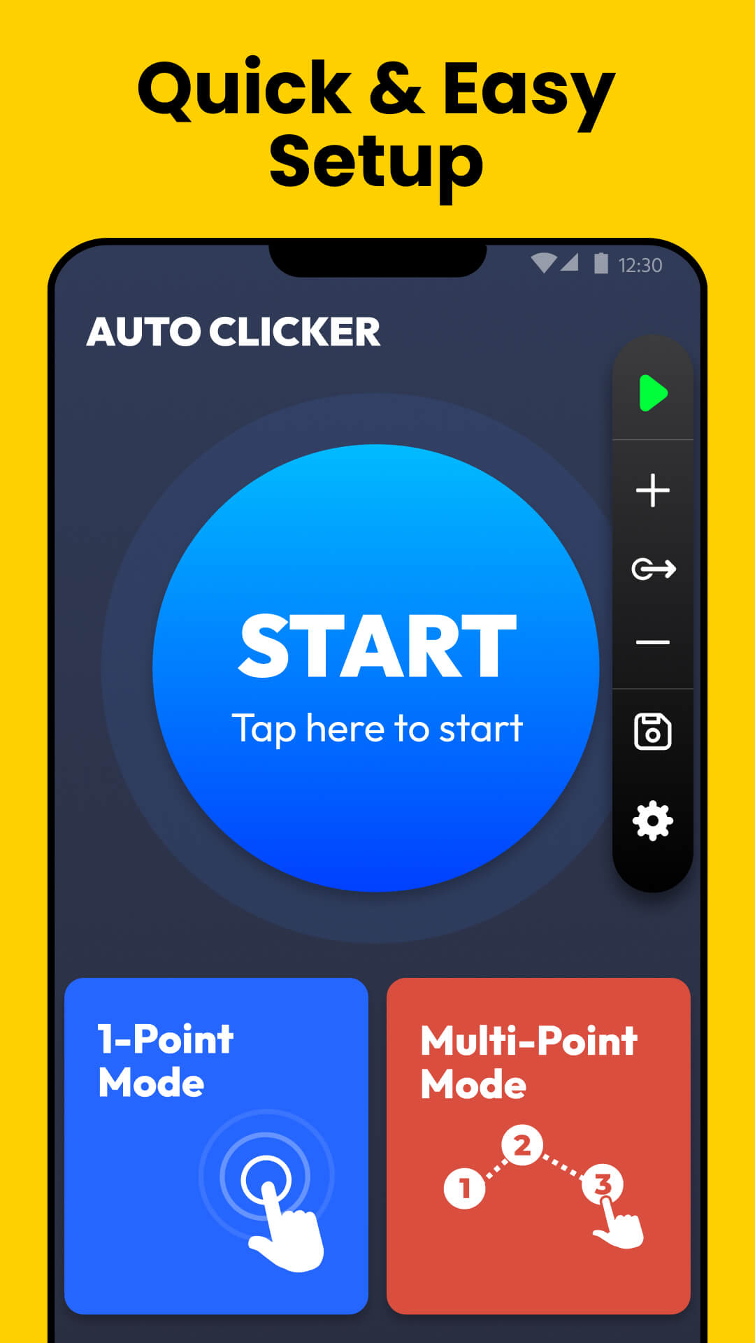 اسکرین شات 1 برنامه Auto Clicker: Auto Tapper
