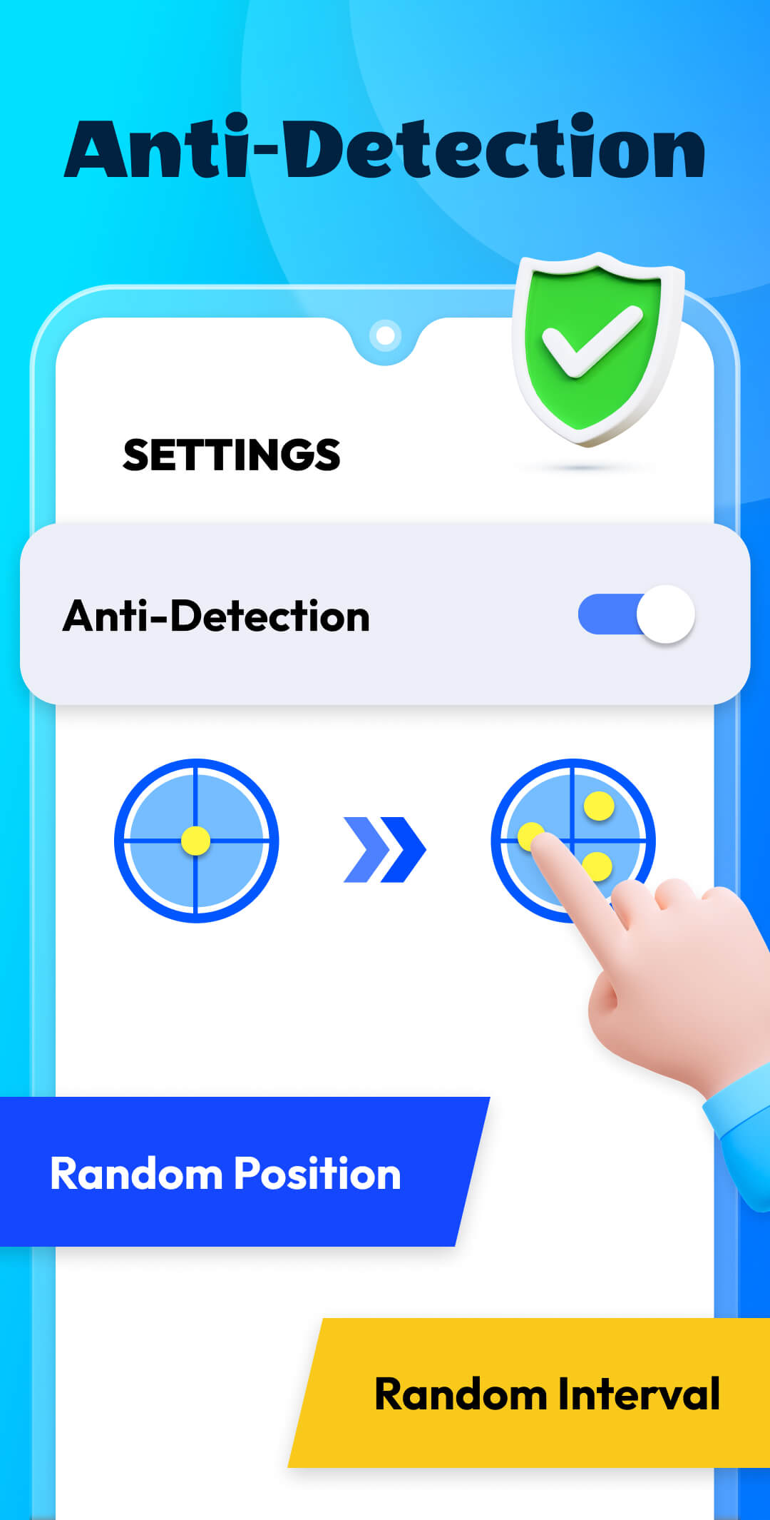 اسکرین شات 5 برنامه Auto Clicker: Auto Tapper