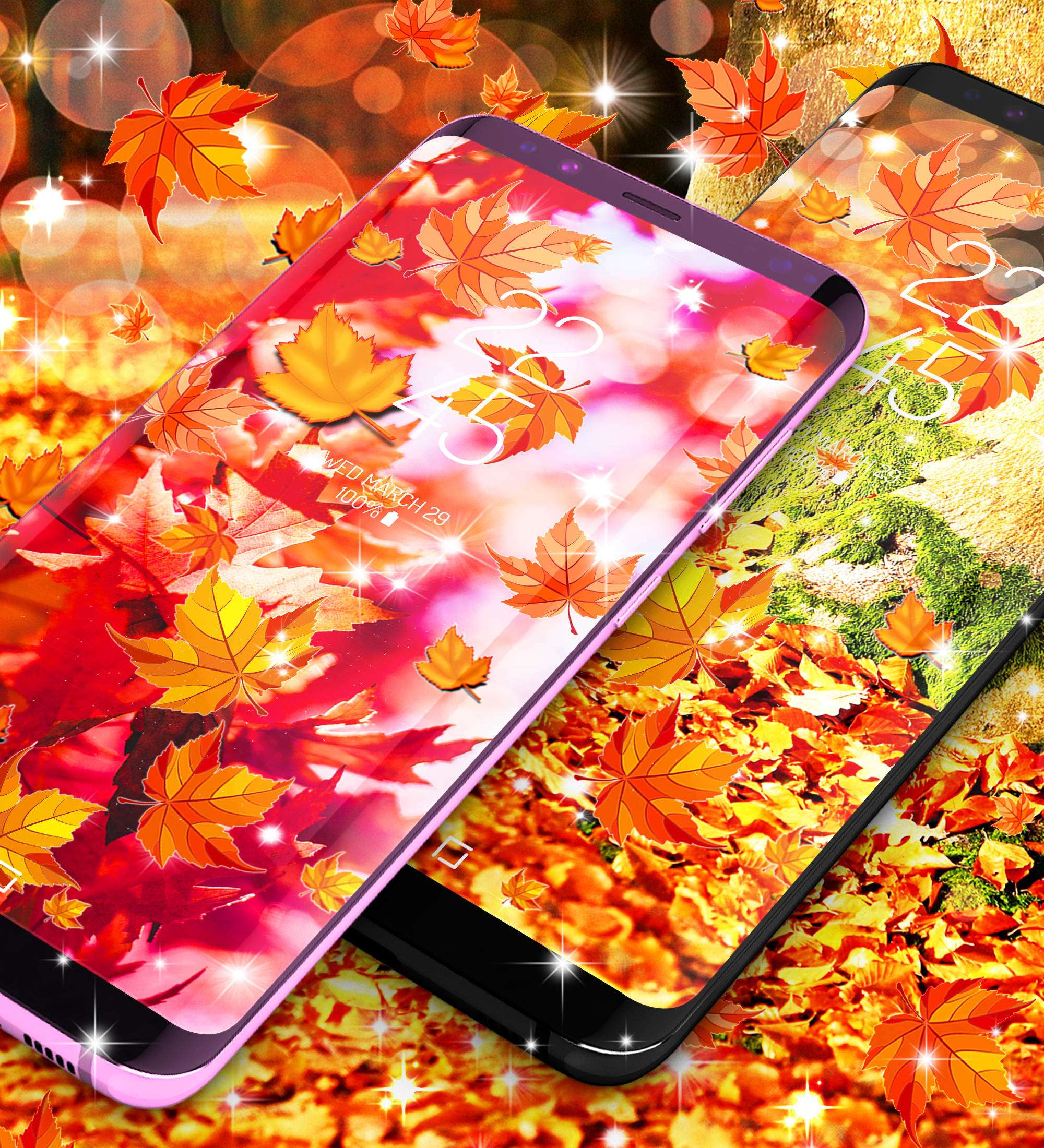 اسکرین شات 7 برنامه Autumn live wallpaper