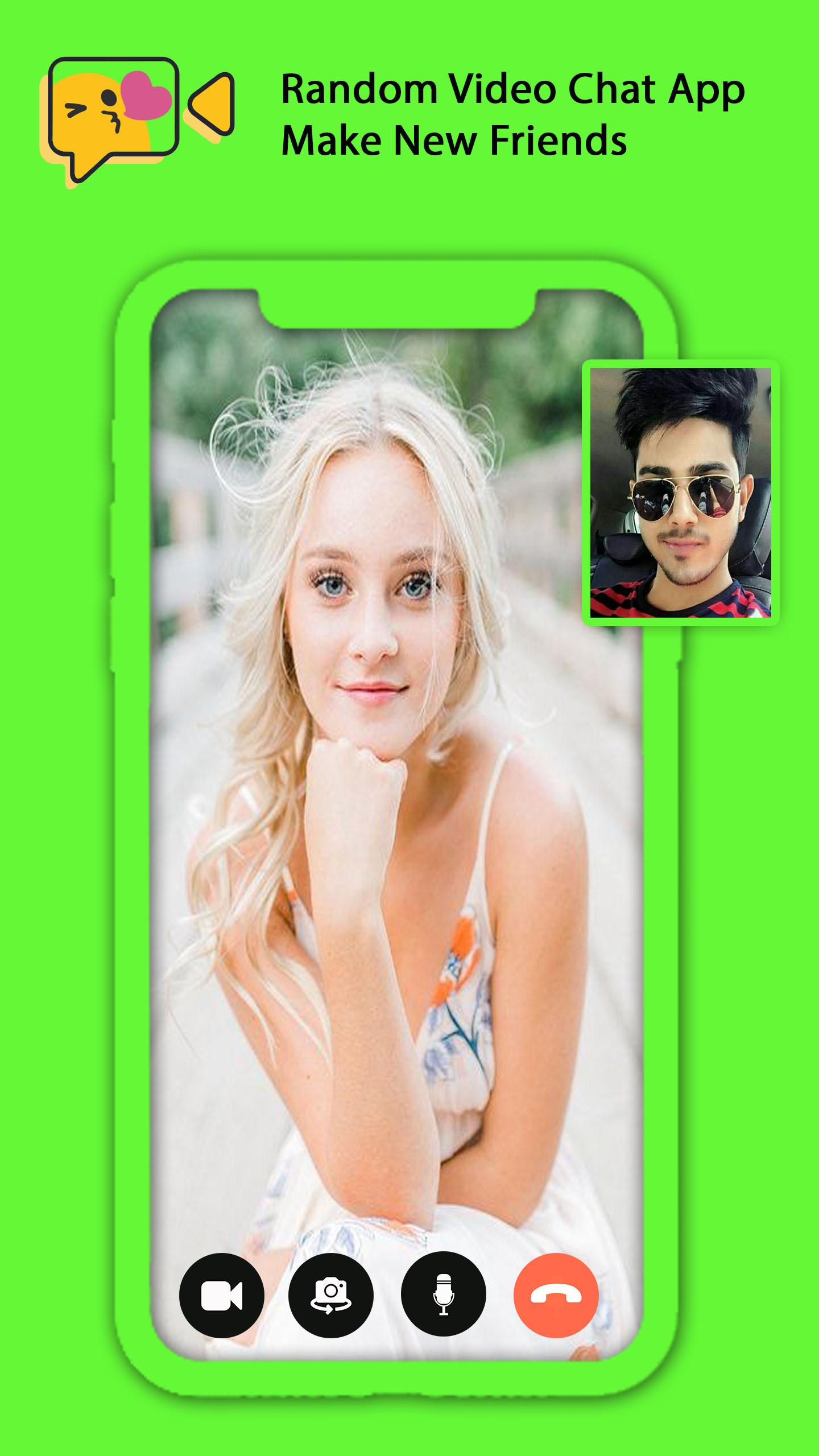 اسکرین شات 1 برنامه Random Video Chat : Live Chat