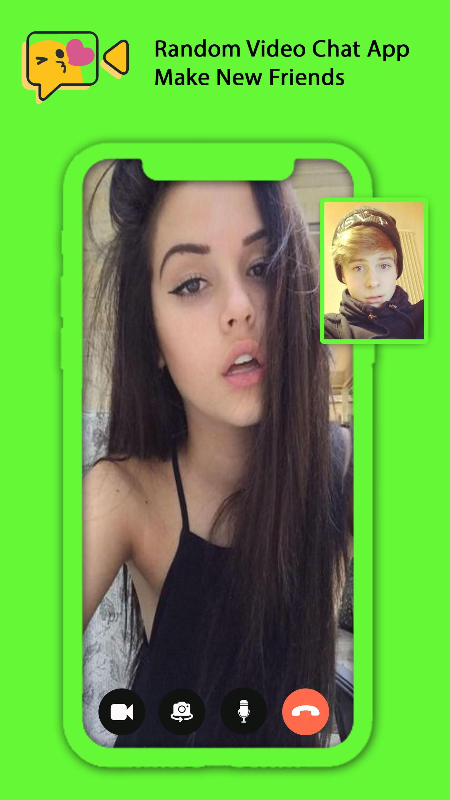 اسکرین شات 3 برنامه Random Video Chat : Live Chat
