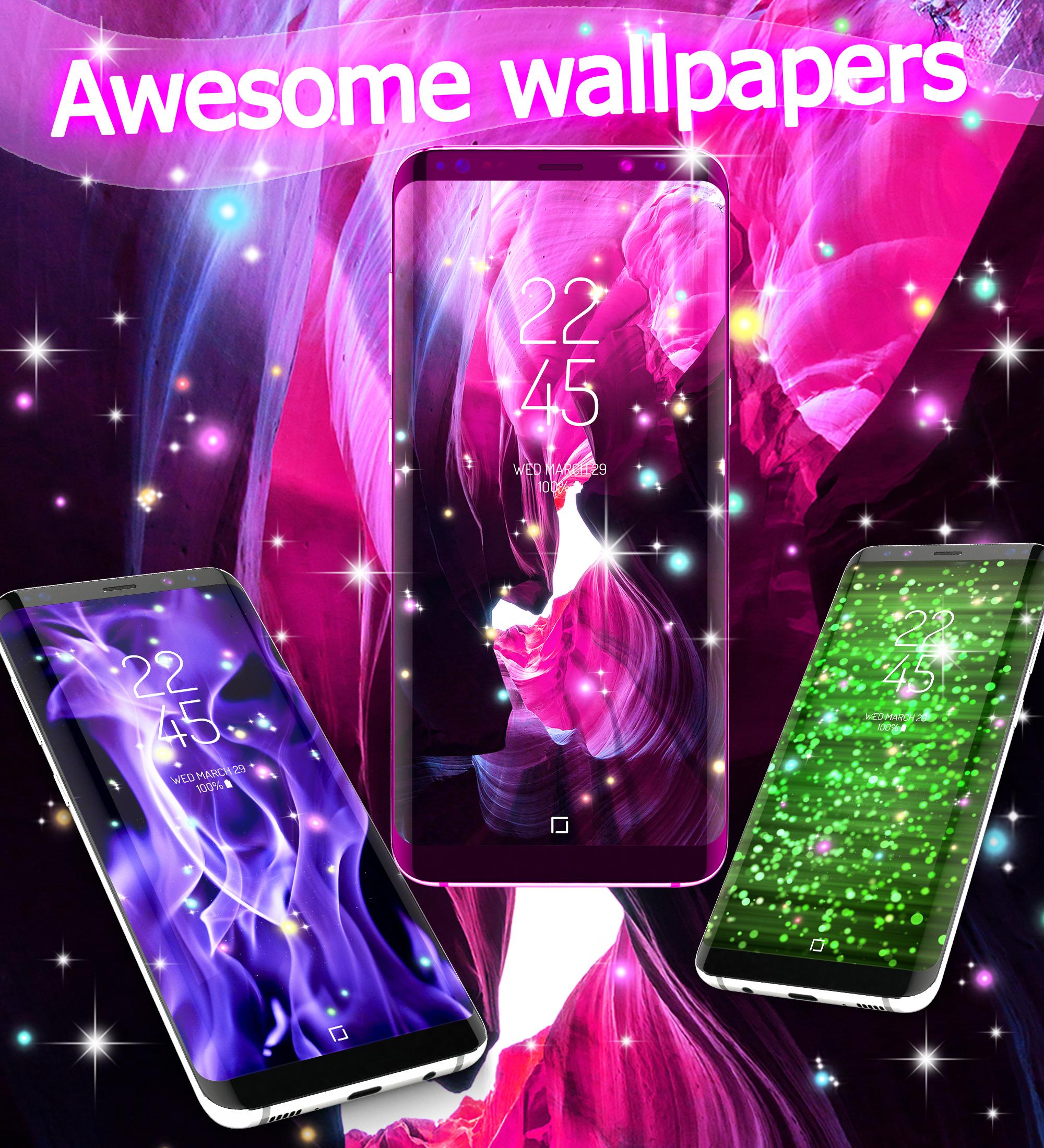 اسکرین شات 2 برنامه Awesome wallpapers for android