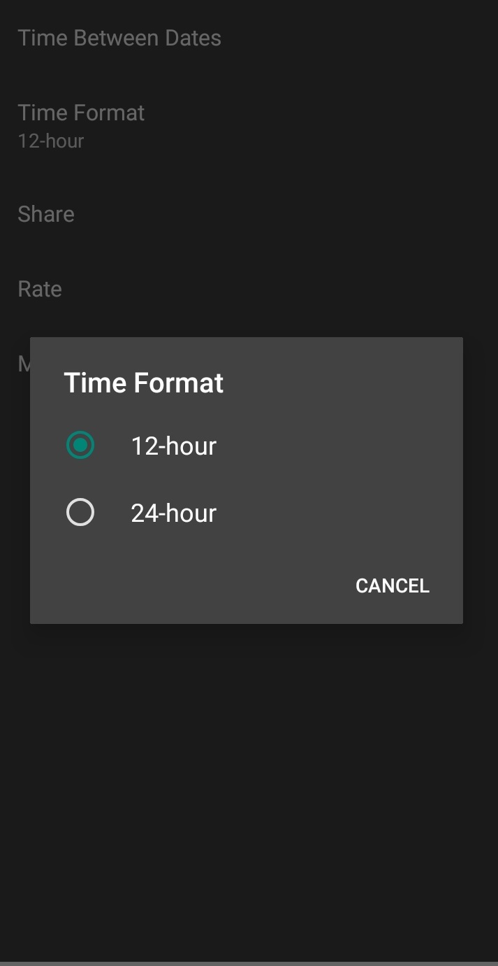 اسکرین شات 5 برنامه Time Duration Calc