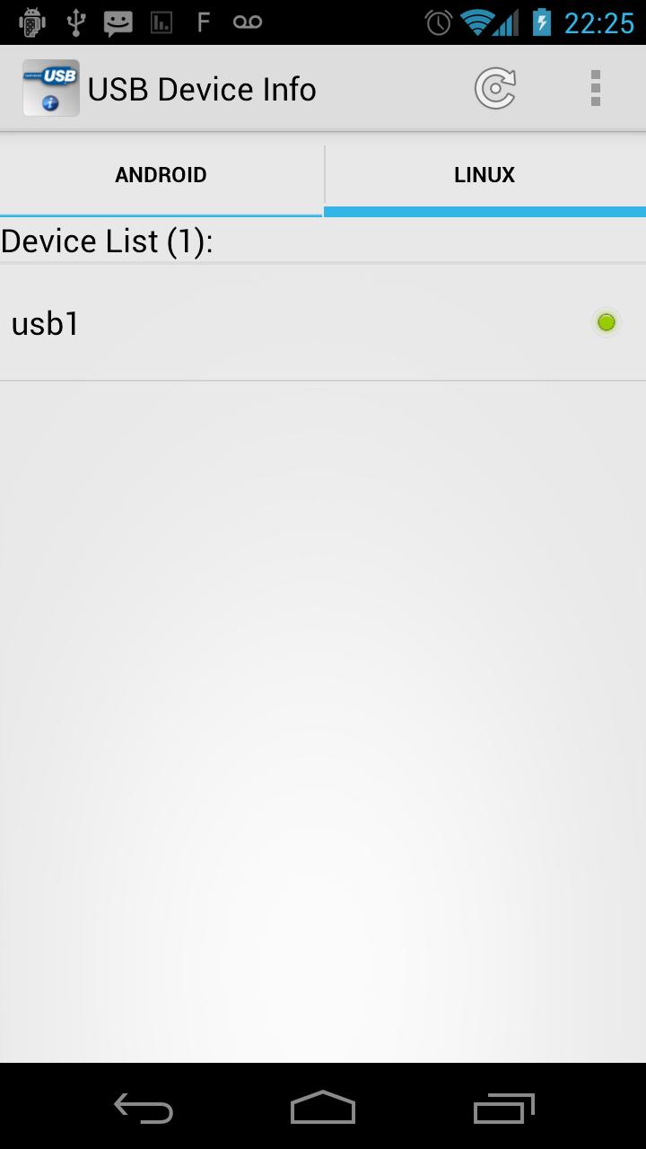 اسکرین شات 1 برنامه USB Device Info