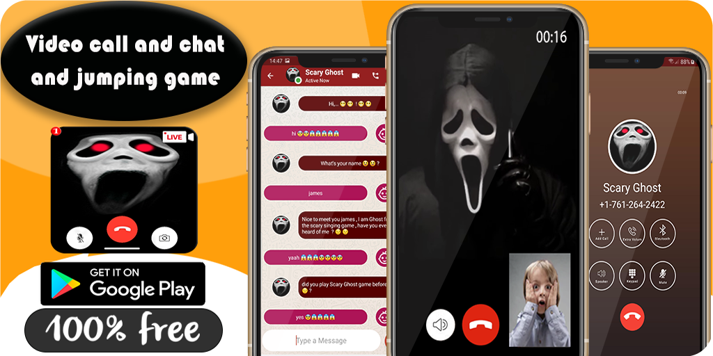 اسکرین شات 1 بازی fake call from Scary Ghost
