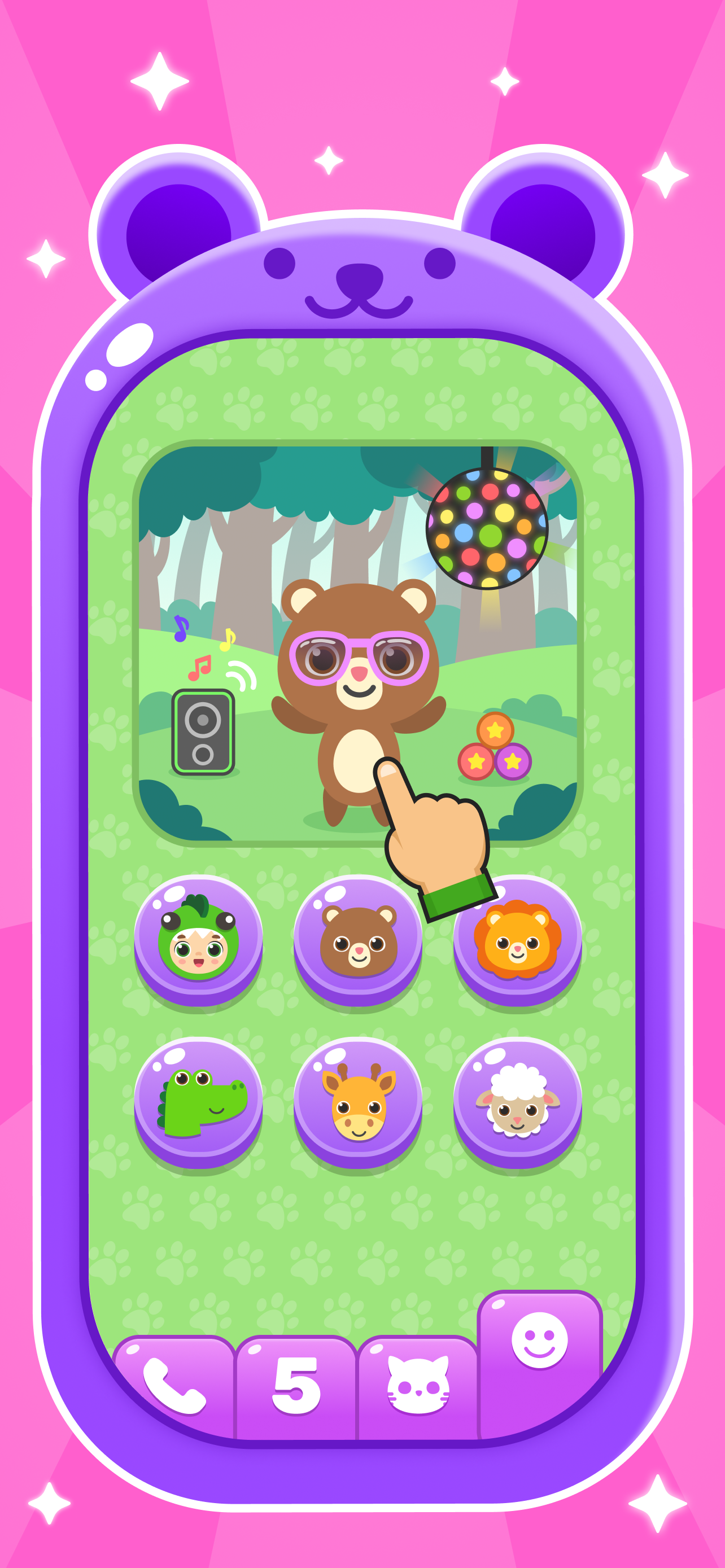 اسکرین شات 5 بازی Baby phone - Games for Kids 2+