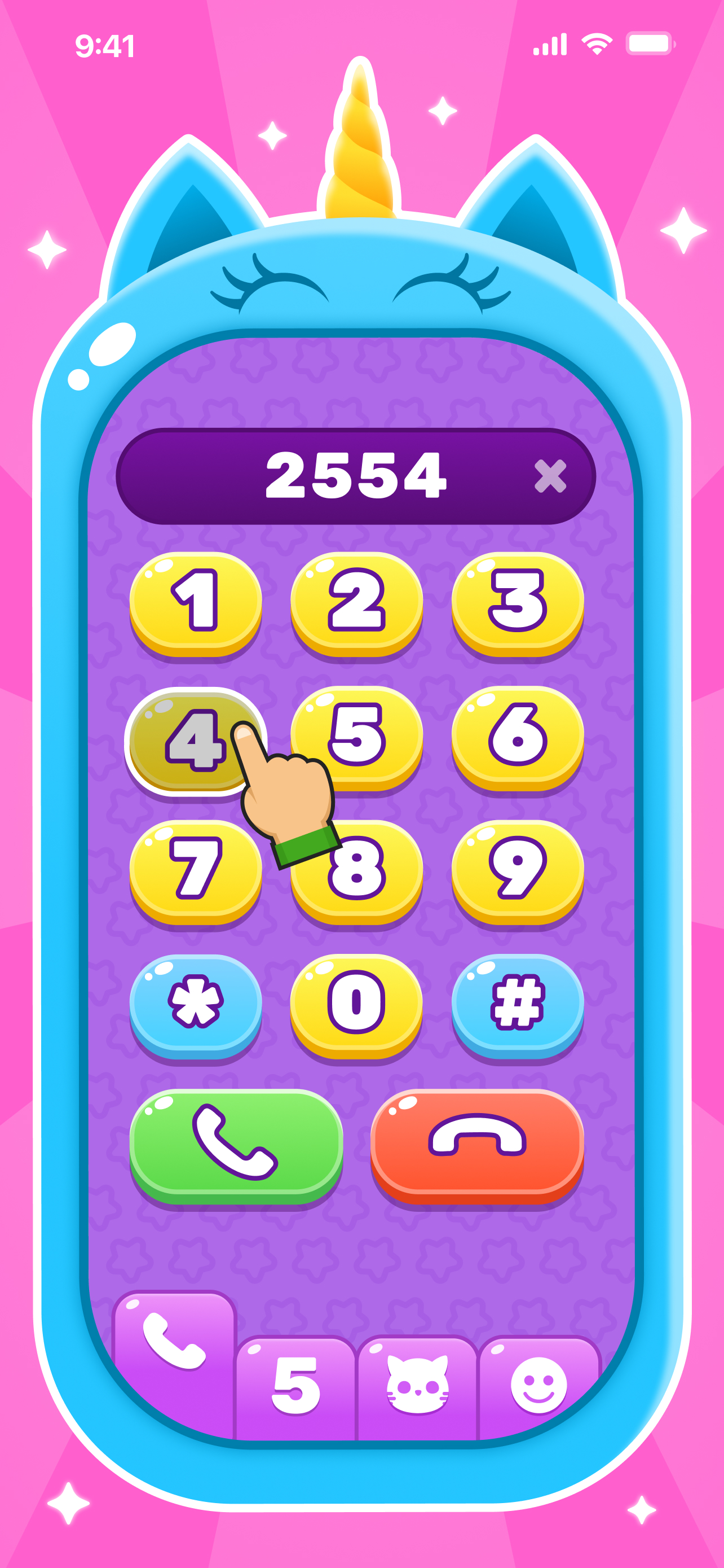 اسکرین شات 4 بازی Baby phone - Games for Kids 2+