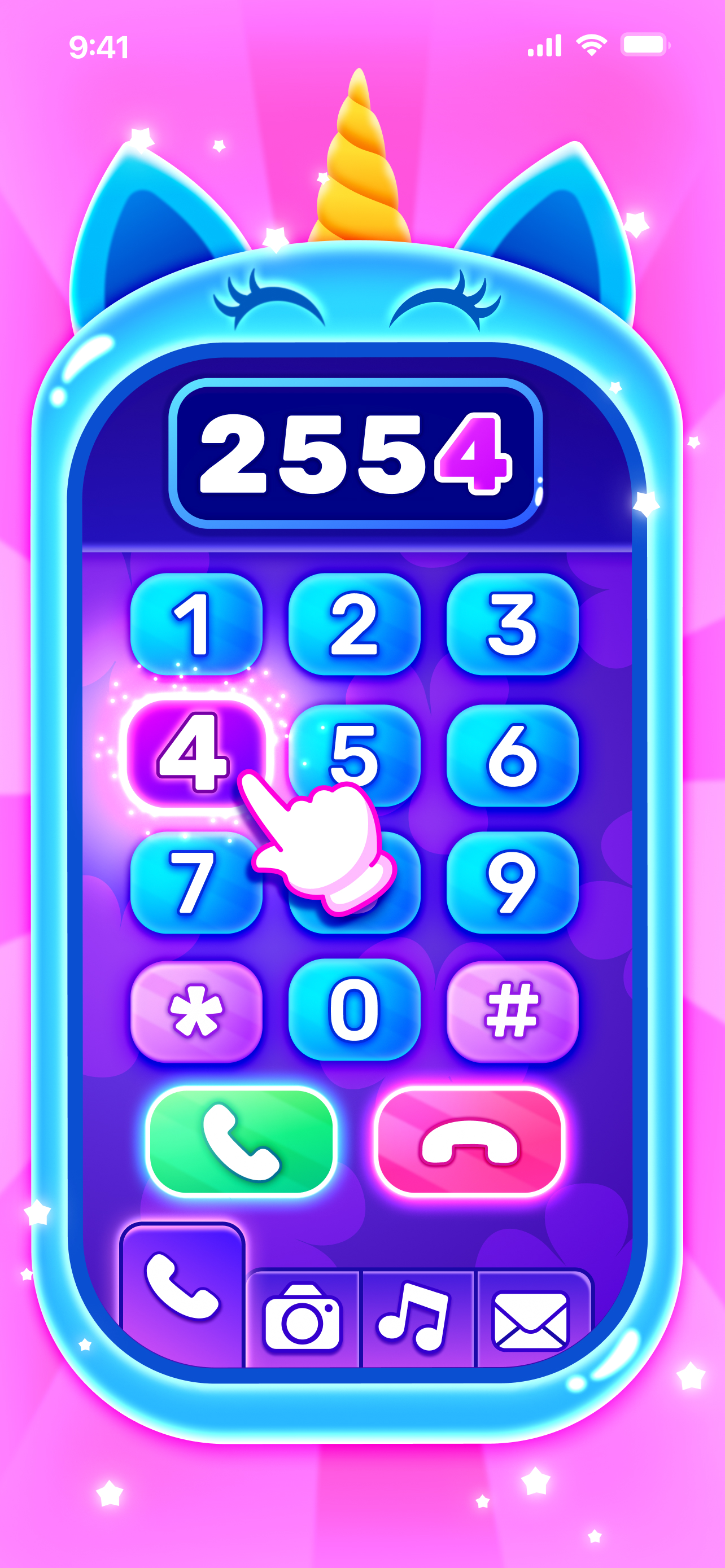 اسکرین شات 1 بازی Baby phone - Games for Kids 2+