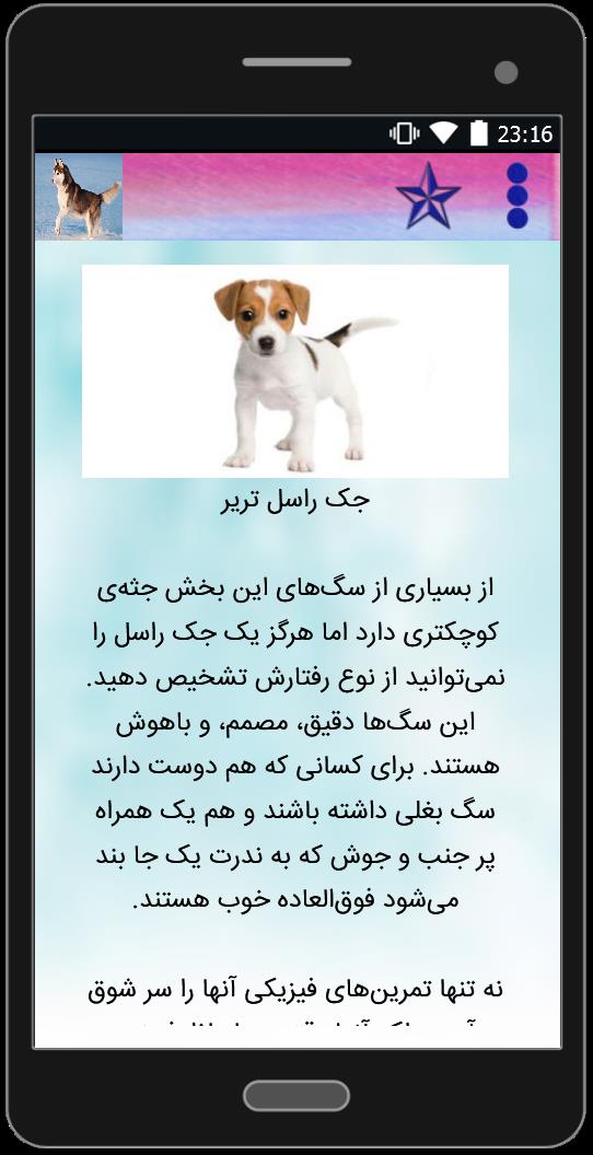 اسکرین شات 2 برنامه آشنایی با نژاد سگ ها