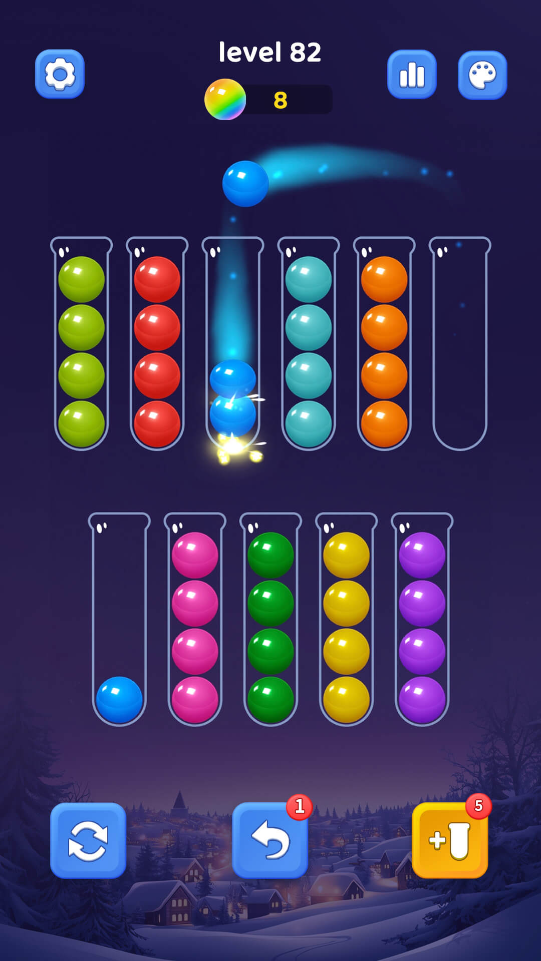 اسکرین شات 2 بازی Ball Sort - Color Sort Puzzle