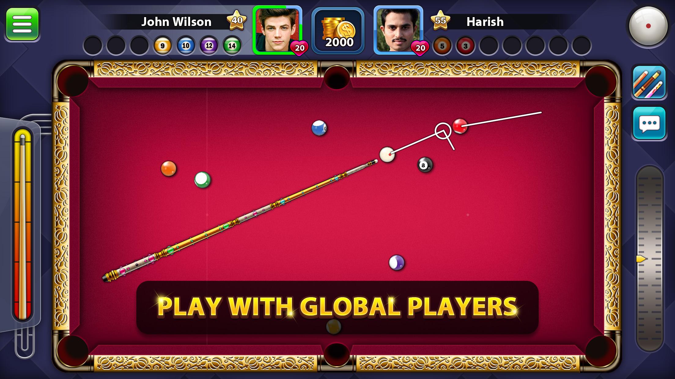 اسکرین شات 3 بازی 8 Ball & 9 Ball : Online Pool