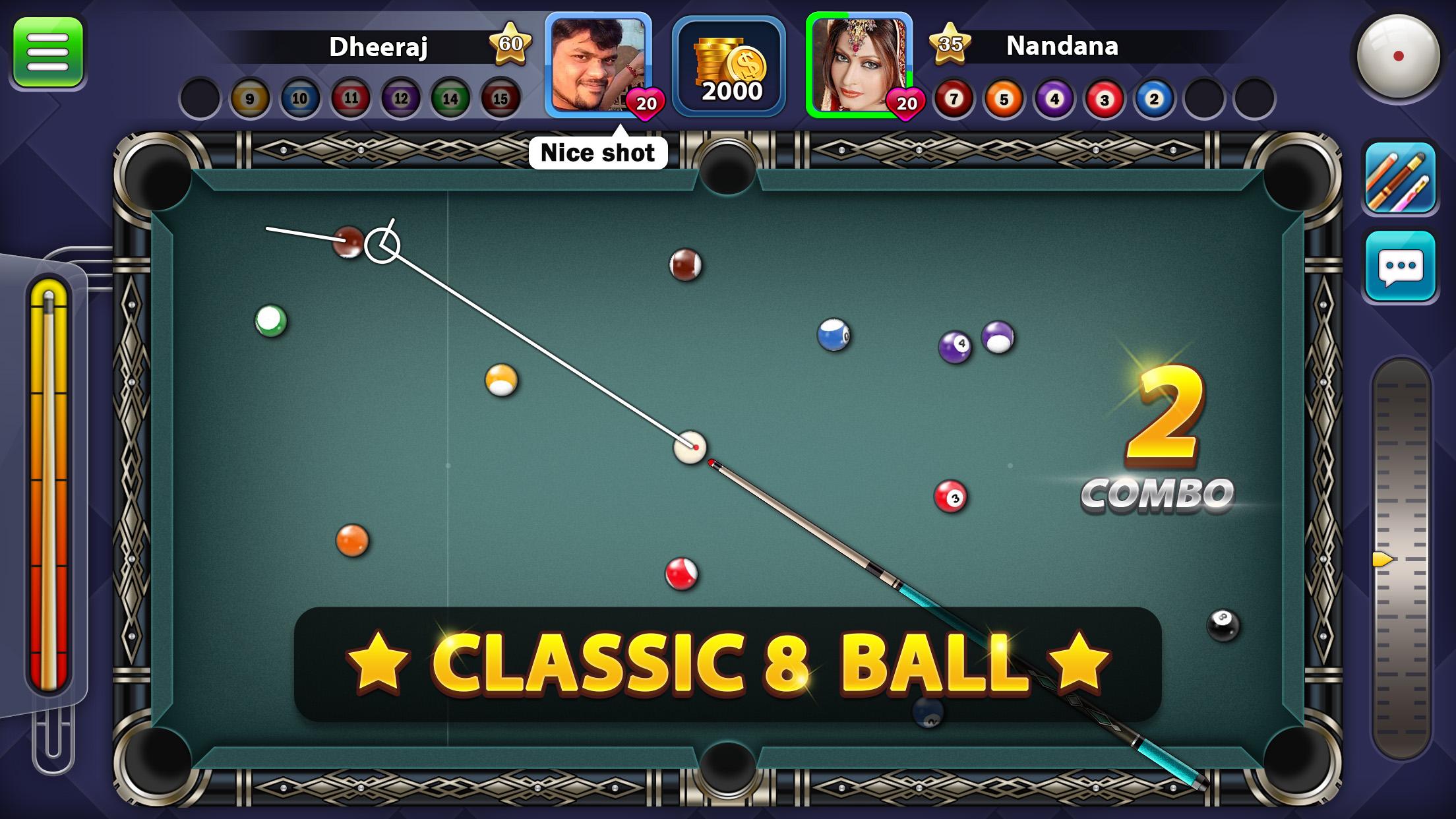 اسکرین شات 2 بازی 8 Ball & 9 Ball : Online Pool