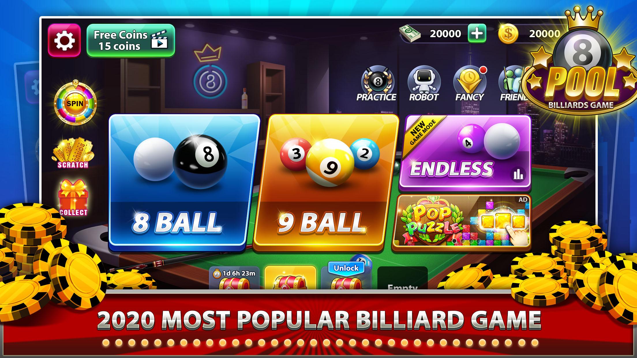 اسکرین شات 6 بازی 8 Ball & 9 Ball : Online Pool