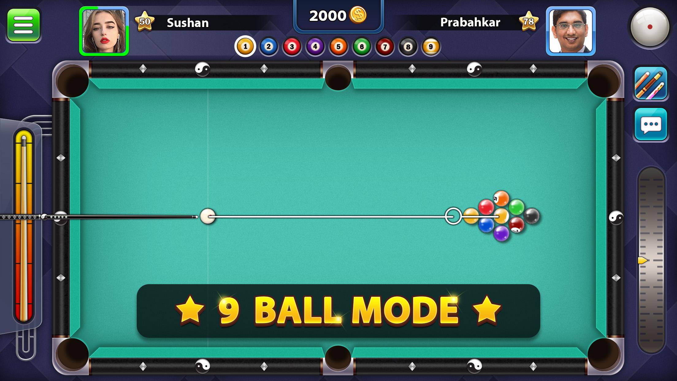 اسکرین شات 4 بازی 8 Ball & 9 Ball : Online Pool