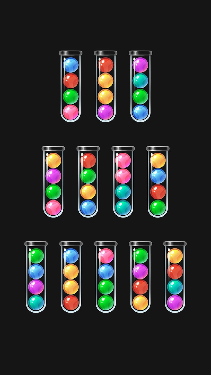 اسکرین شات 4 بازی Ballsorter: Ball Sort Puzzle