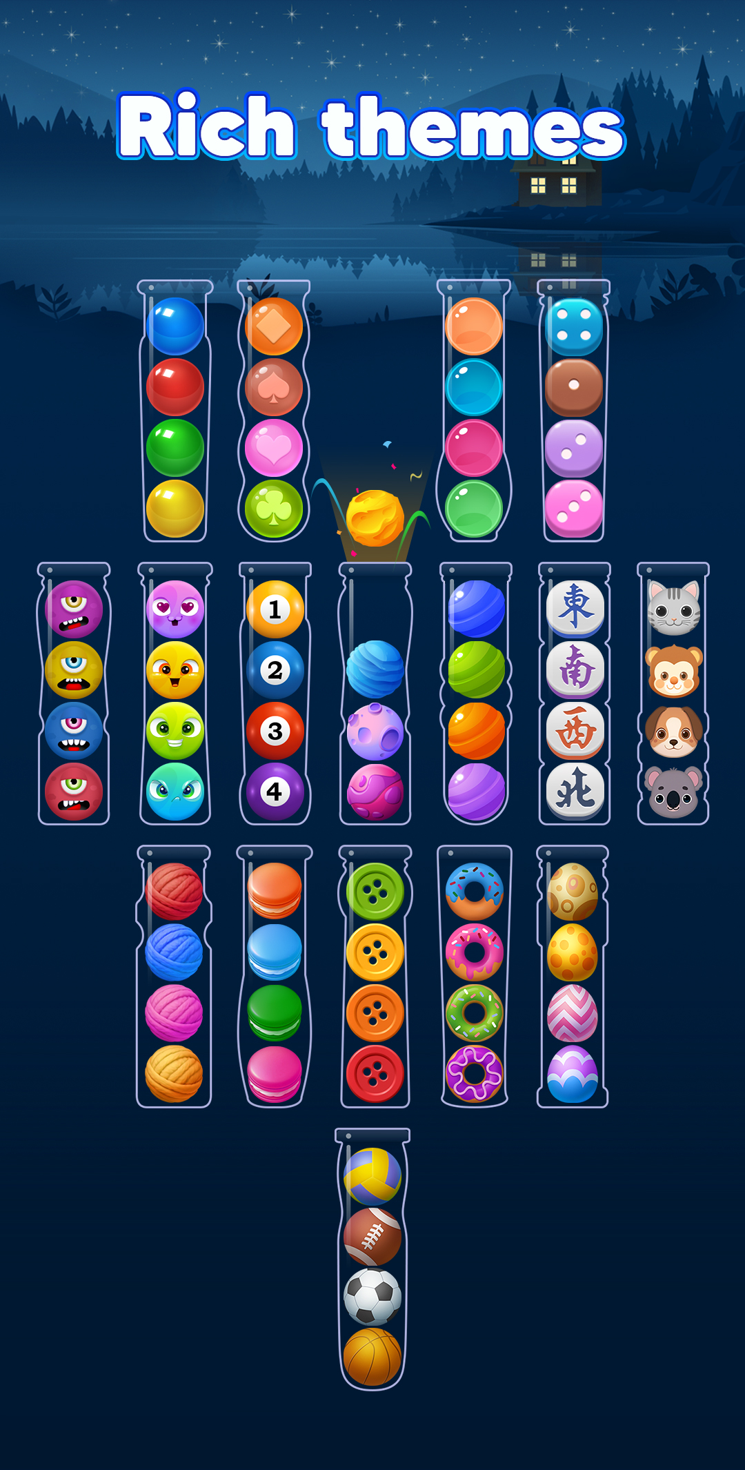 اسکرین شات 4 بازی Ball Sort