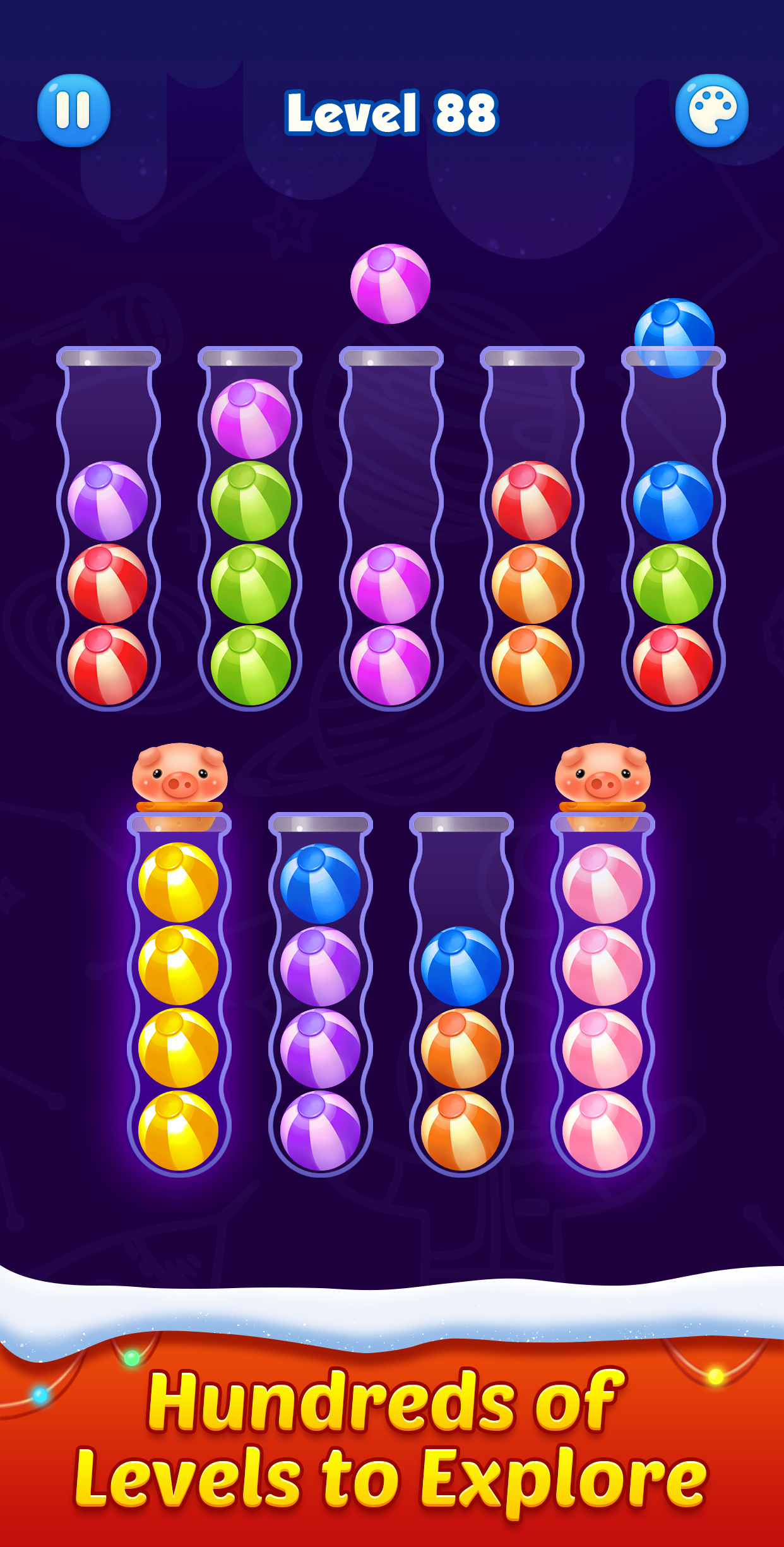 اسکرین شات 3 بازی Ball Sort Puzzle - Color Match