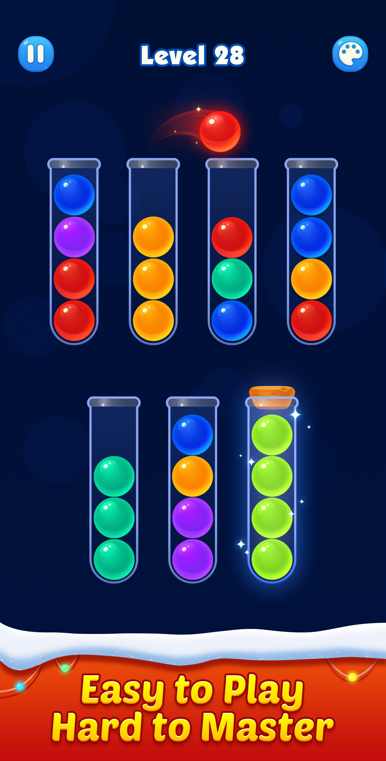 اسکرین شات 2 بازی Ball Sort Puzzle - Color Match