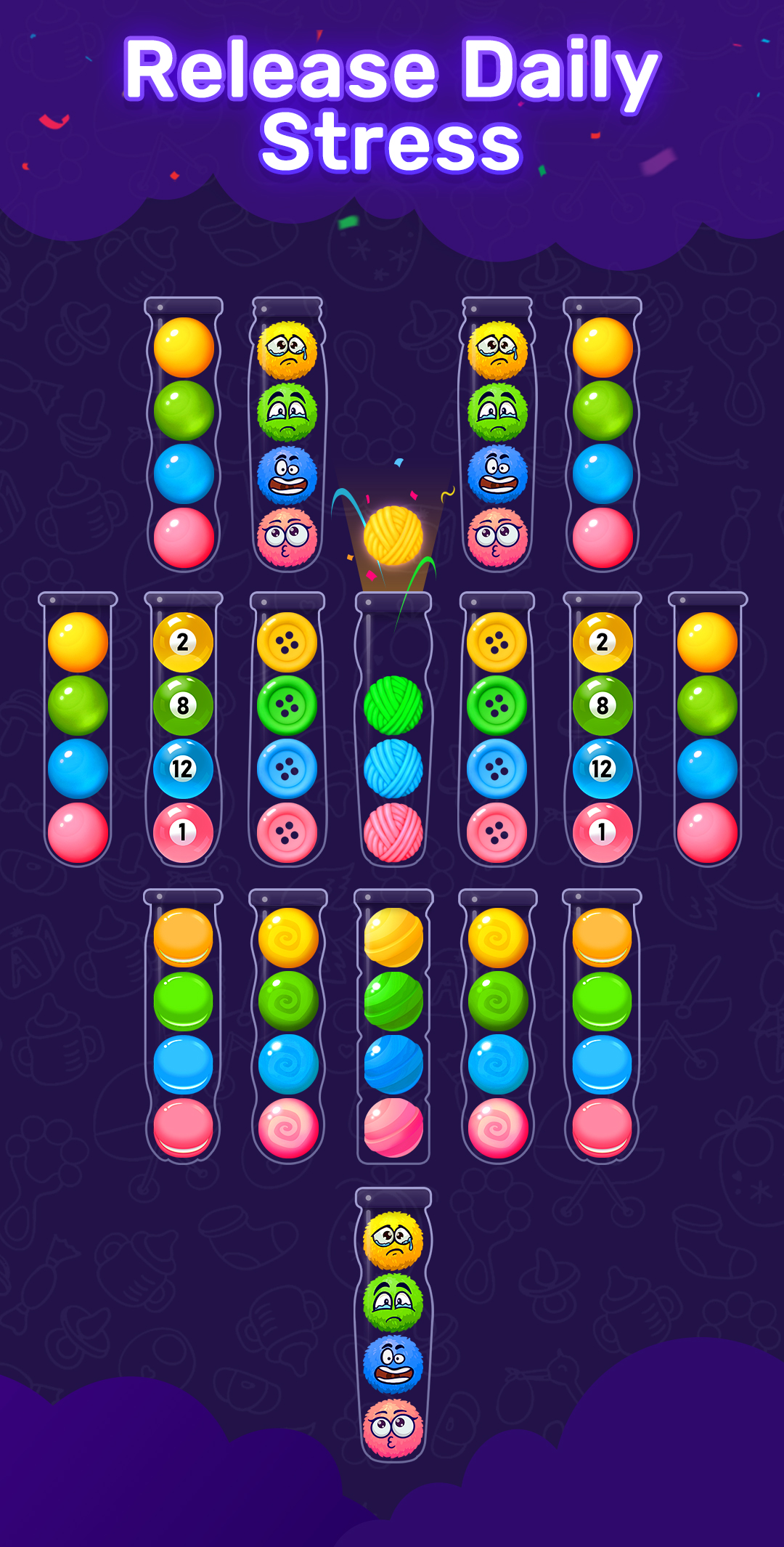 اسکرین شات 5 بازی Ball Sort - Color Sort Puzzle!