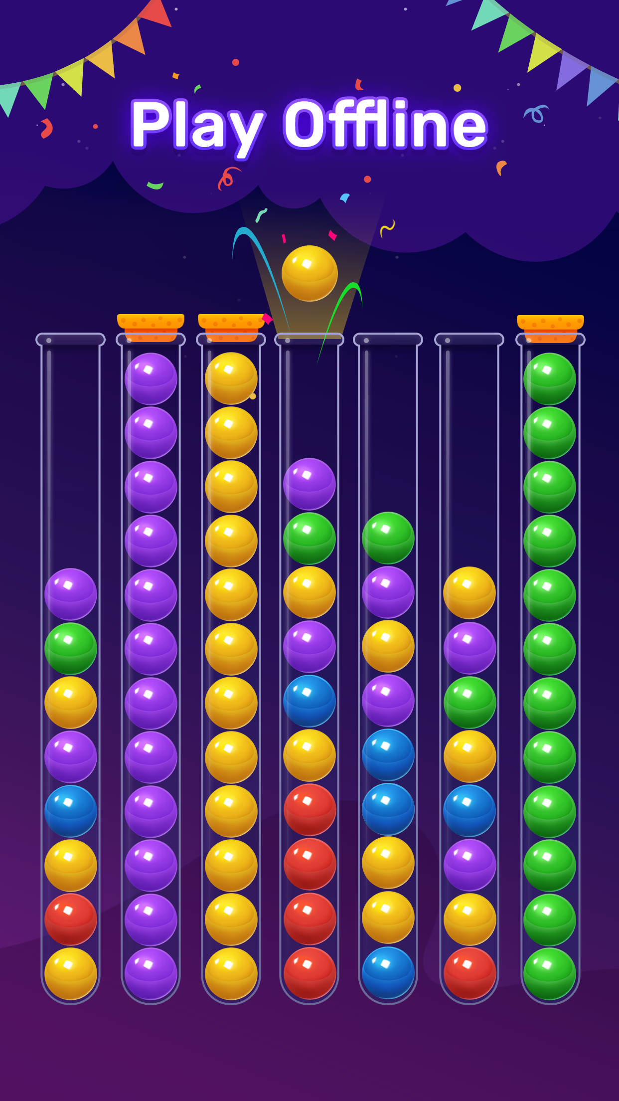 اسکرین شات 3 بازی Ball Sort - Color Sort Puzzle!