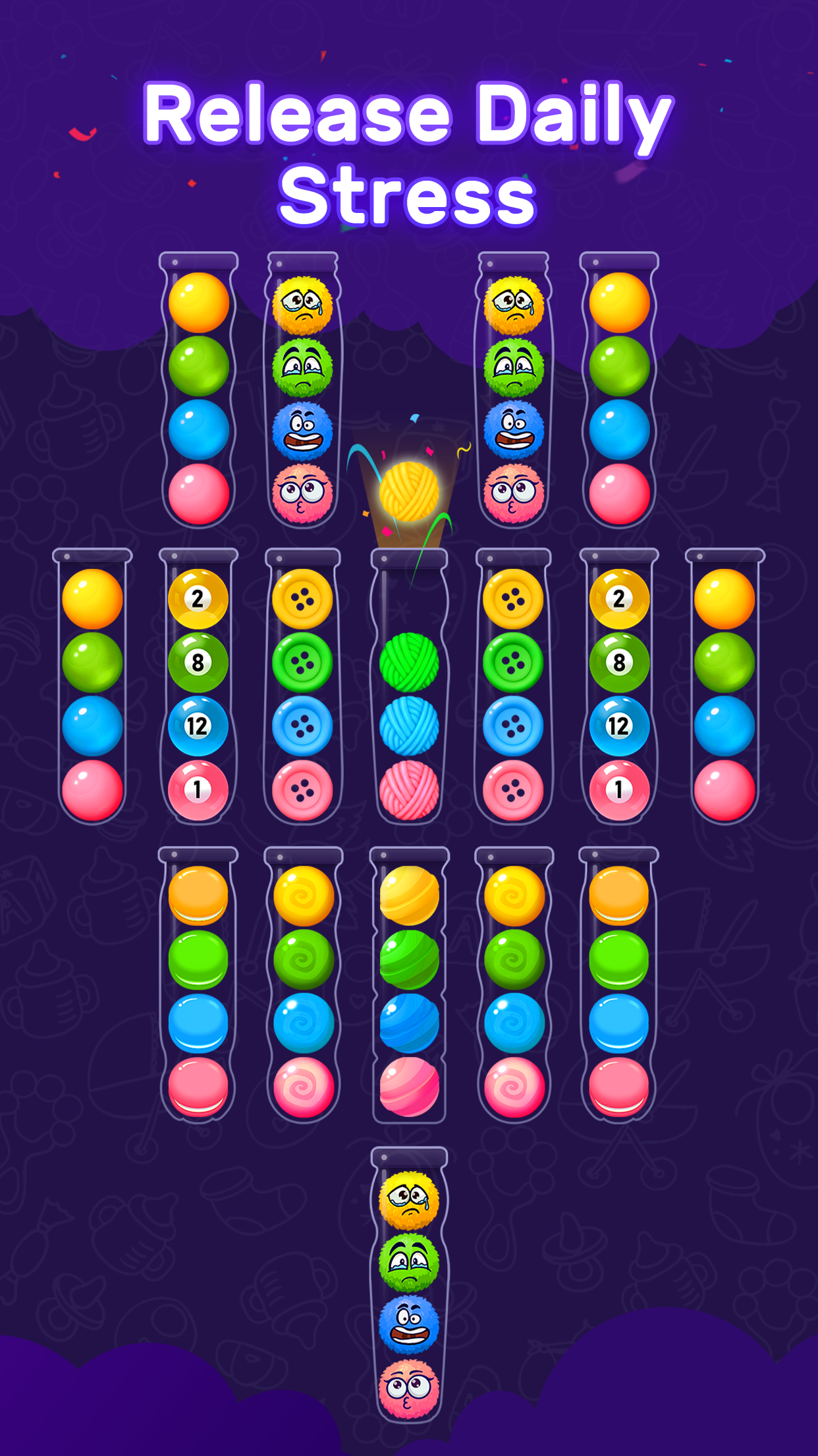 اسکرین شات 2 بازی Ball Sort - Color Sort Puzzle!