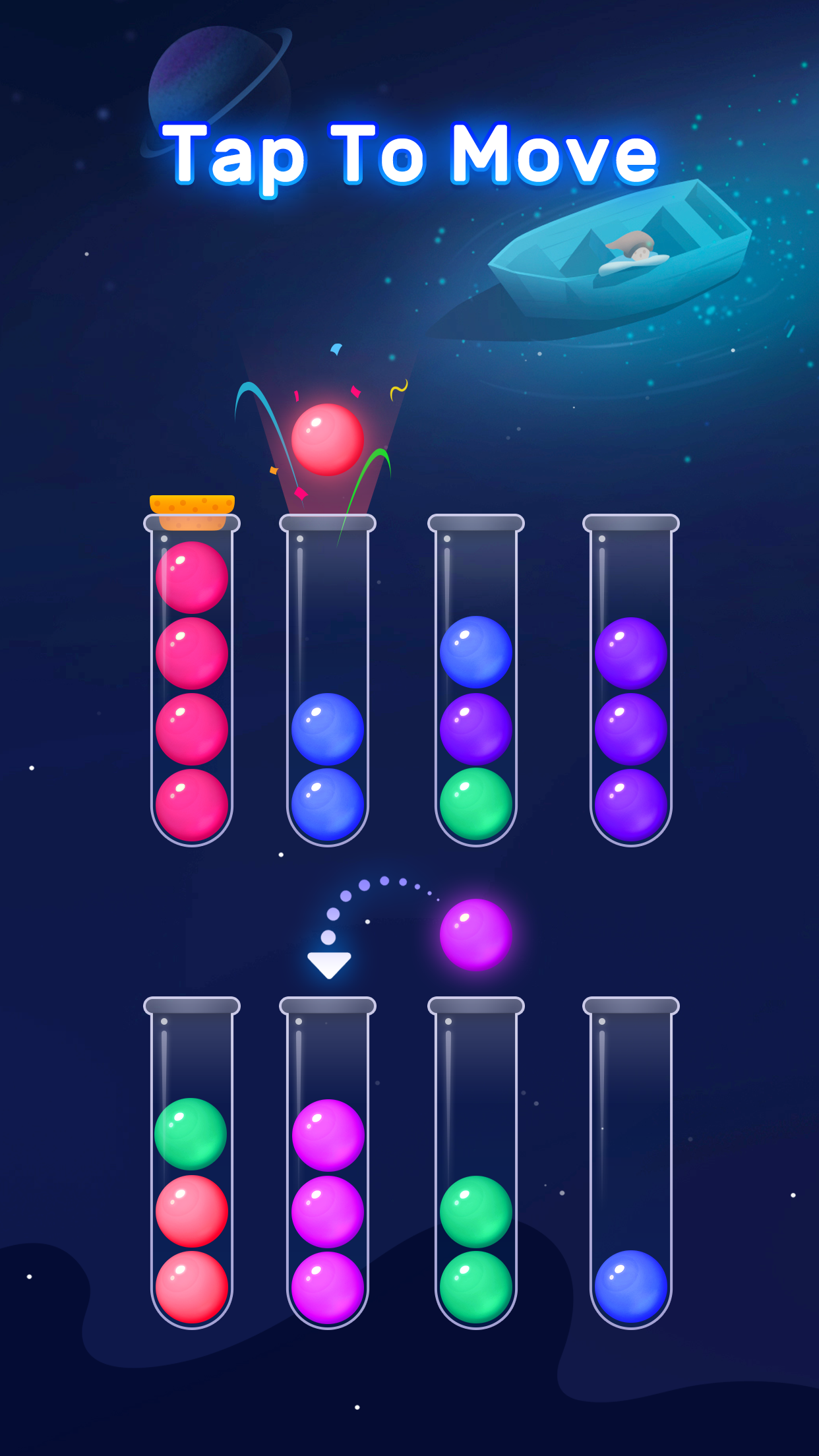 اسکرین شات 4 بازی Ball Sort - Color Sort Puzzle!