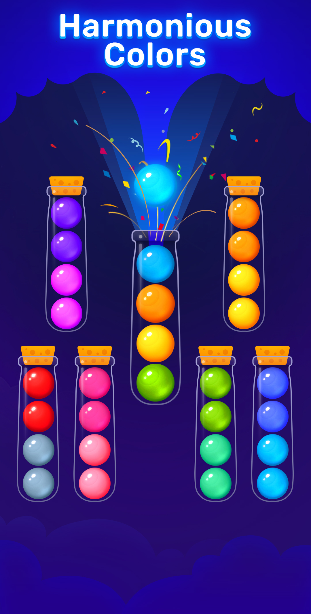 اسکرین شات 3 بازی Ball Sort - Color Sort Puzzle!