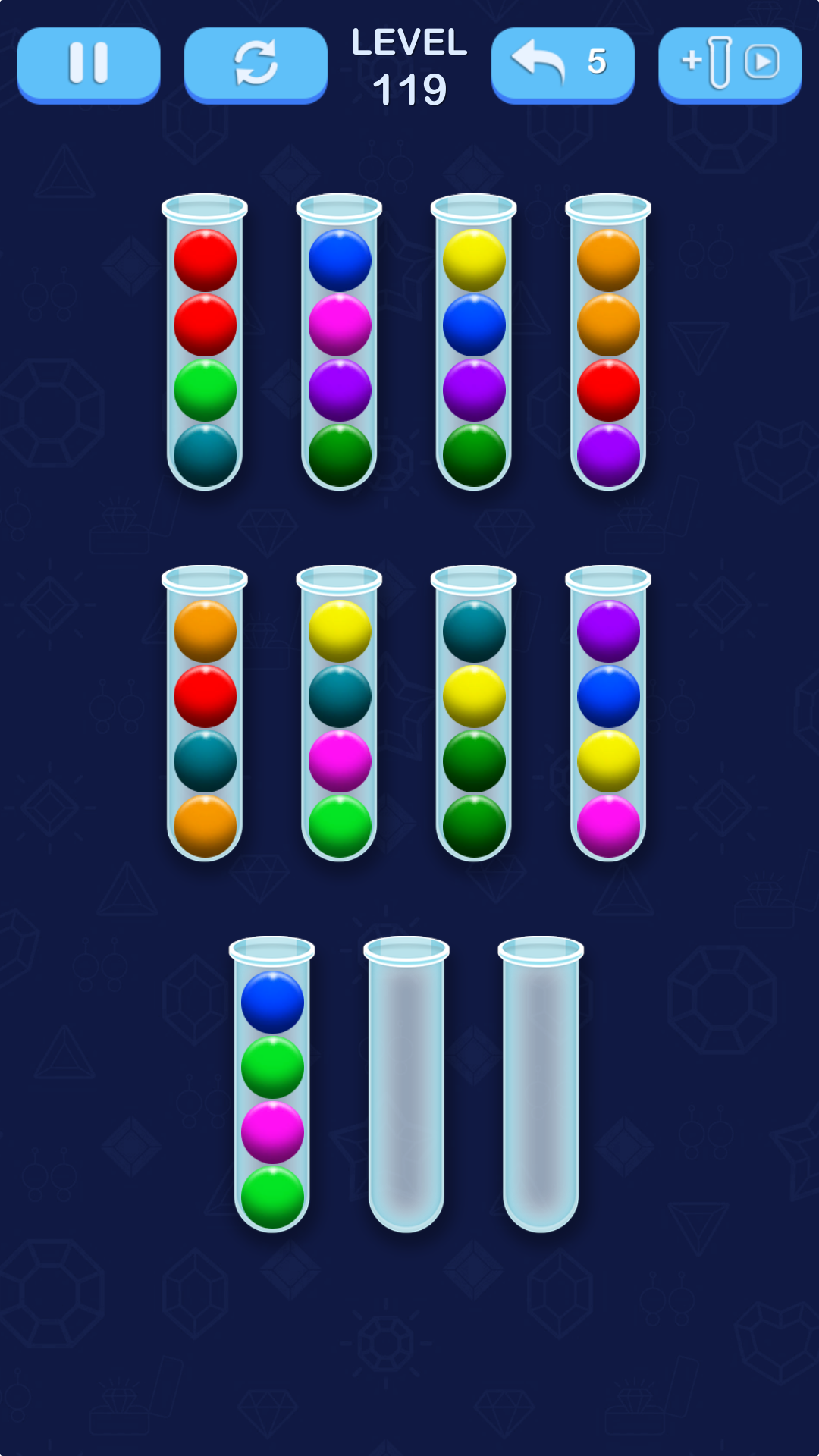 اسکرین شات 2 بازی Ball Sort Puzzle