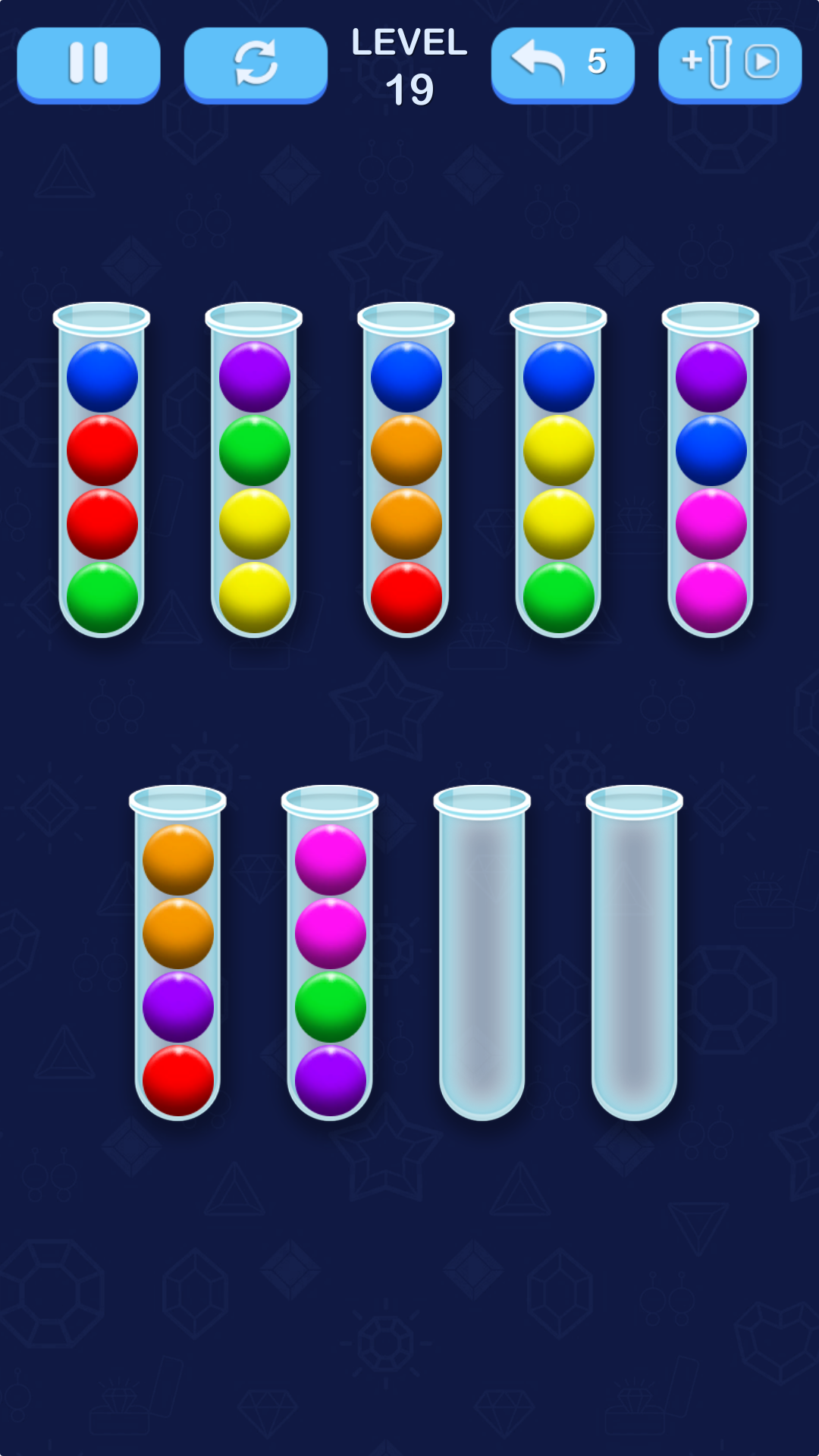 اسکرین شات 1 بازی Ball Sort Puzzle