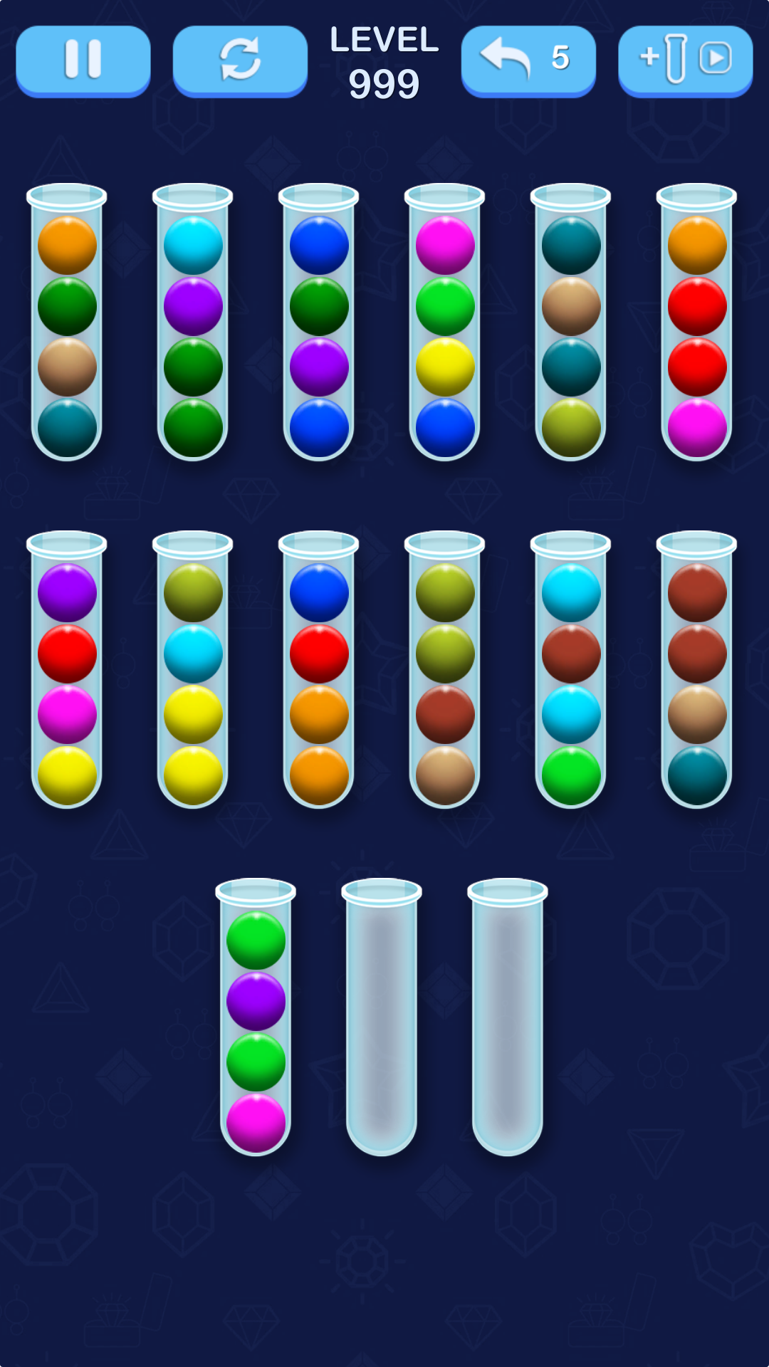 اسکرین شات 4 بازی Ball Sort Puzzle