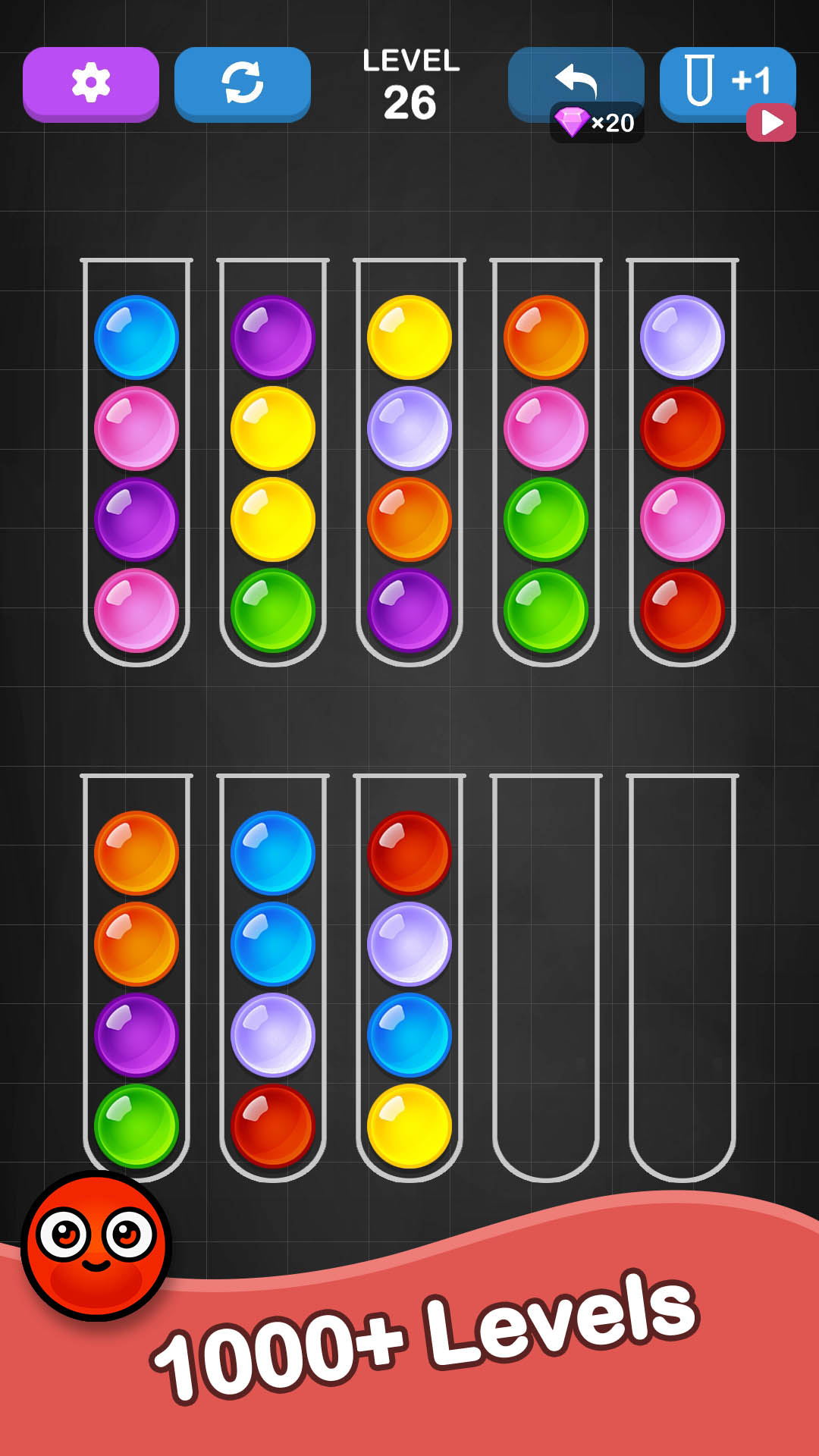 اسکرین شات 4 بازی Ball Sort - Color Sorting Game
