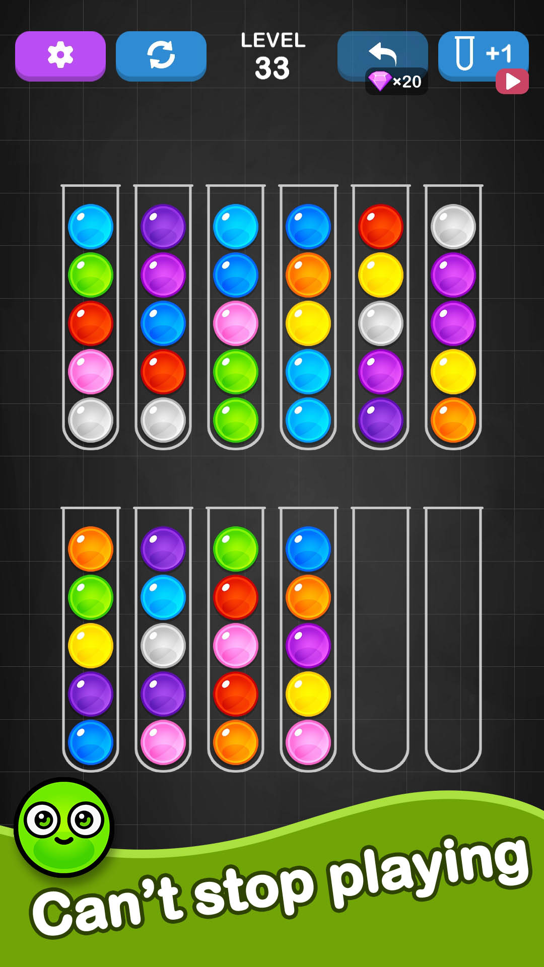 اسکرین شات 5 بازی Ball Sort - Color Sorting Game