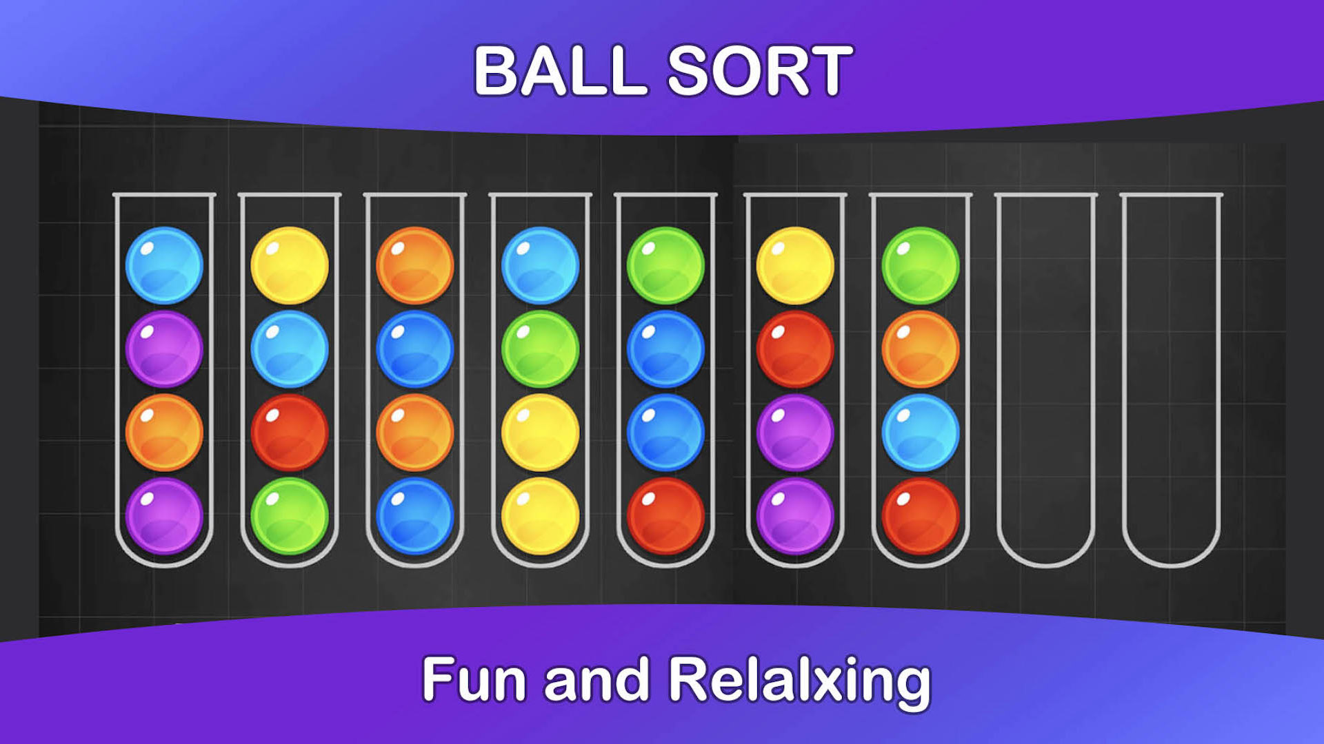 اسکرین شات 6 بازی Ball Sort - Color Sorting Game