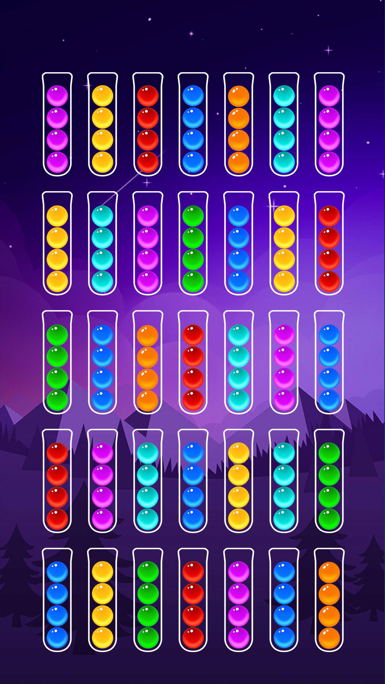 اسکرین شات 6 بازی Ball Sort: Sorting-Bubble Sort