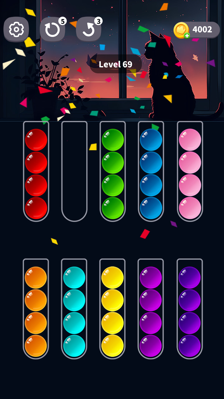 اسکرین شات 5 بازی Color Ball Sort - Puzzle Game