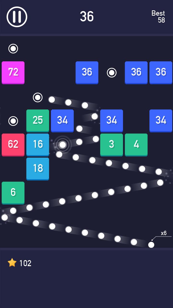 اسکرین شات 2 بازی Balls Bricks Breaker
