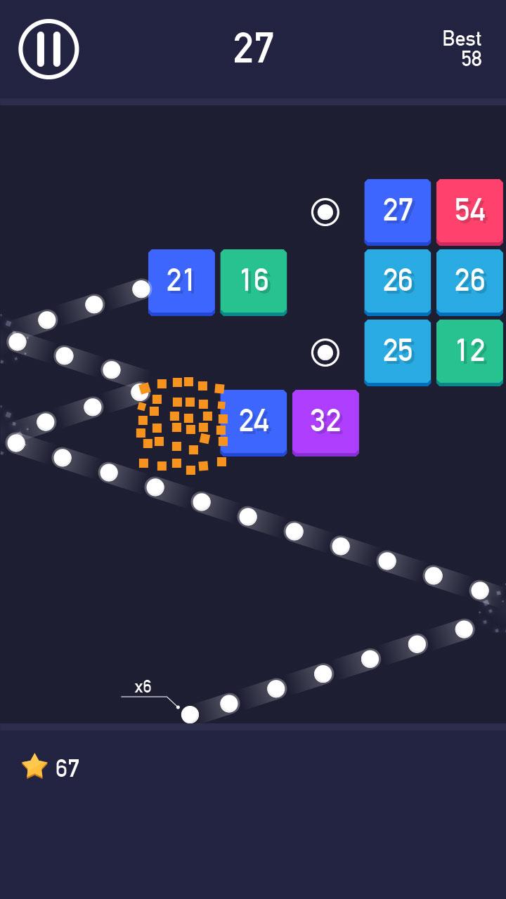 اسکرین شات 1 بازی Balls Bricks Breaker