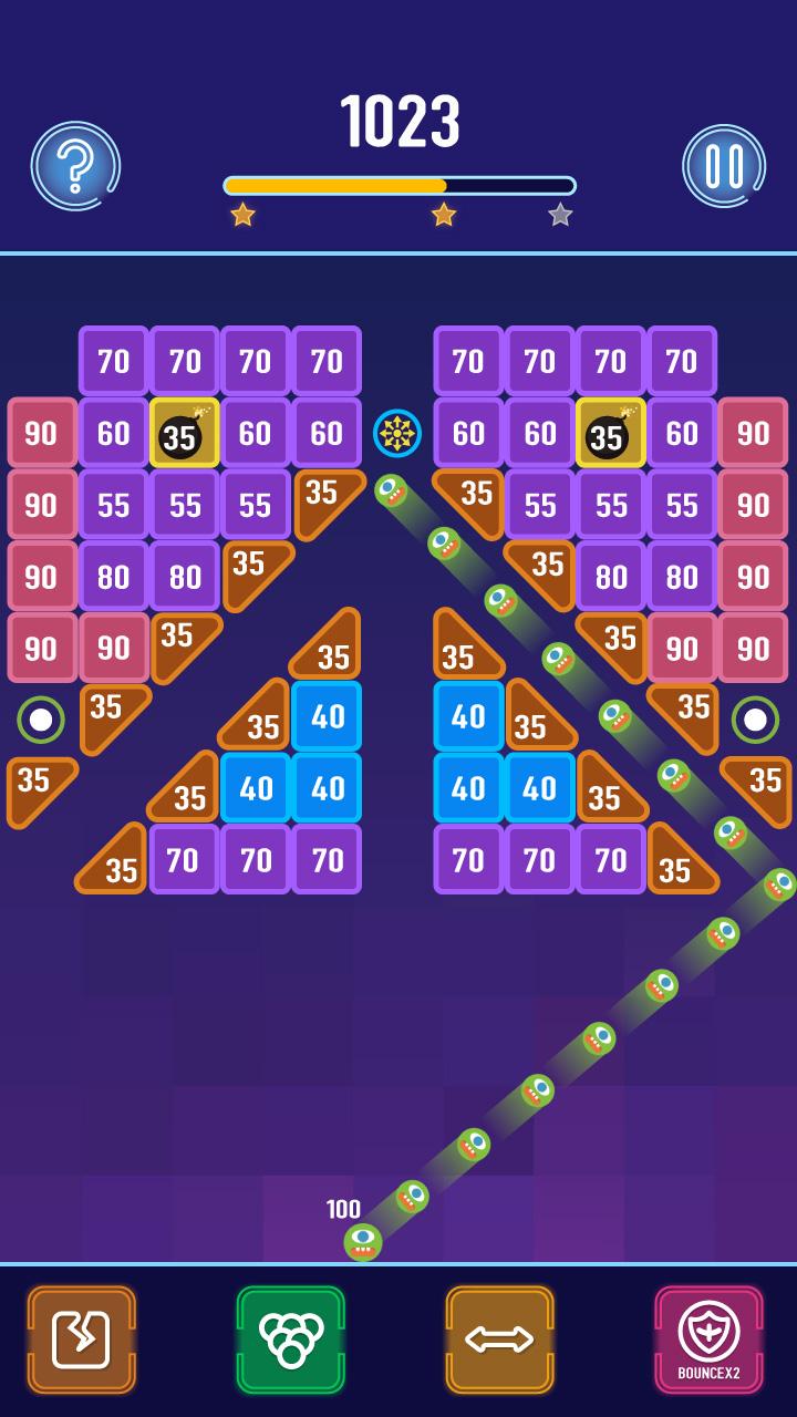 اسکرین شات 1 بازی Bricks Breaker - Balls Crush