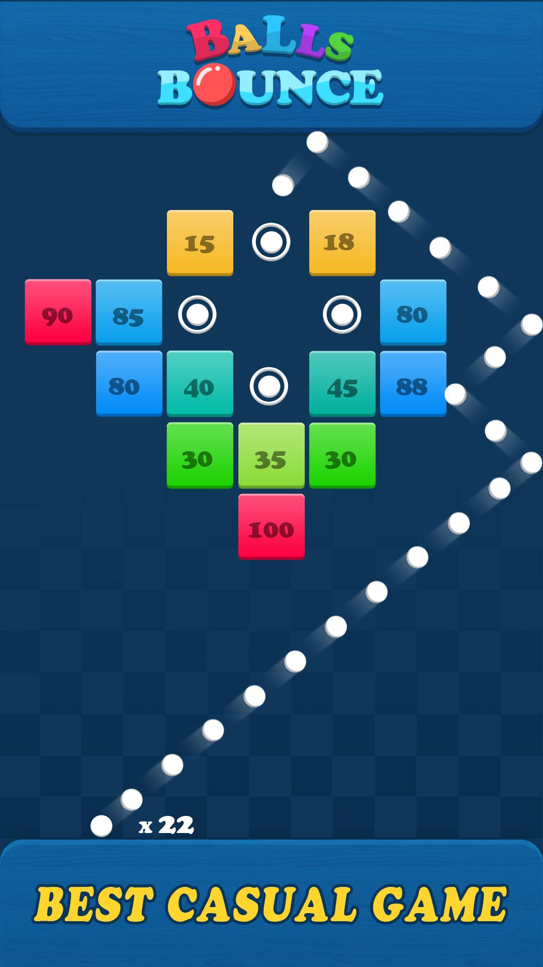 اسکرین شات 1 بازی Balls Bounce:Bricks Crasher