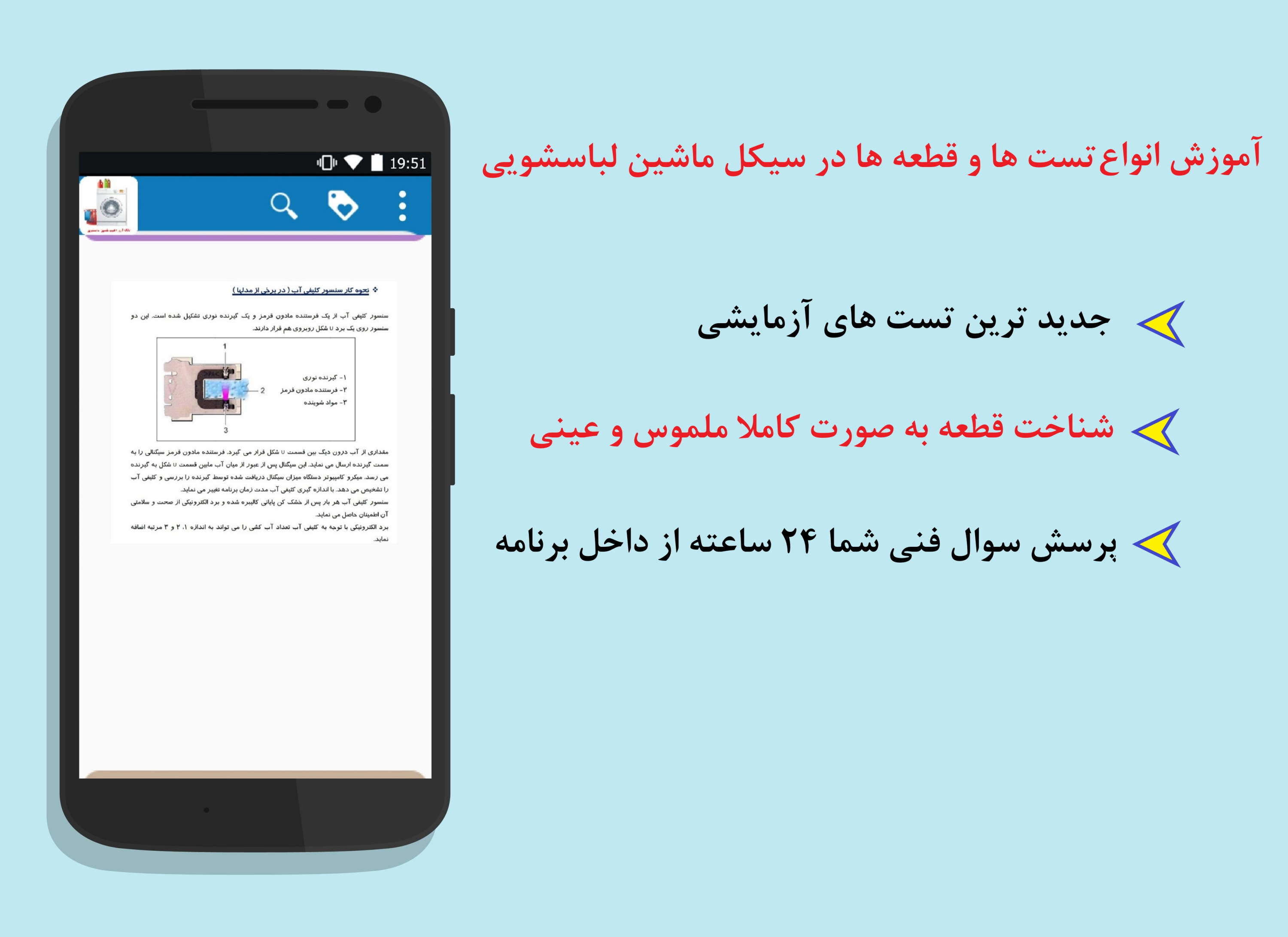 اسکرین شات 6 برنامه بانک ارور و عیب ماشین لباسشویی