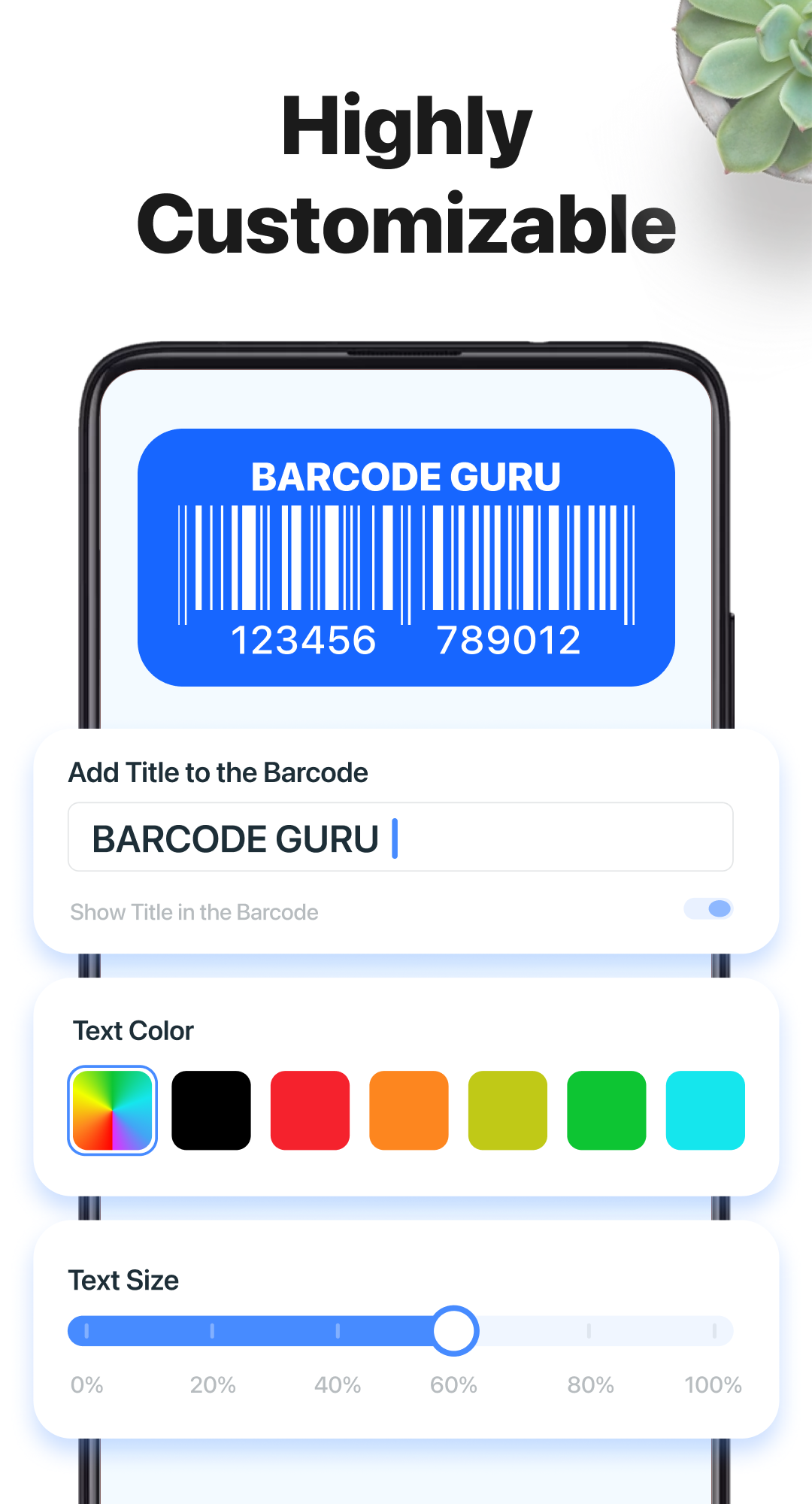 اسکرین شات 5 برنامه Barcode Guru: Barcode Generate