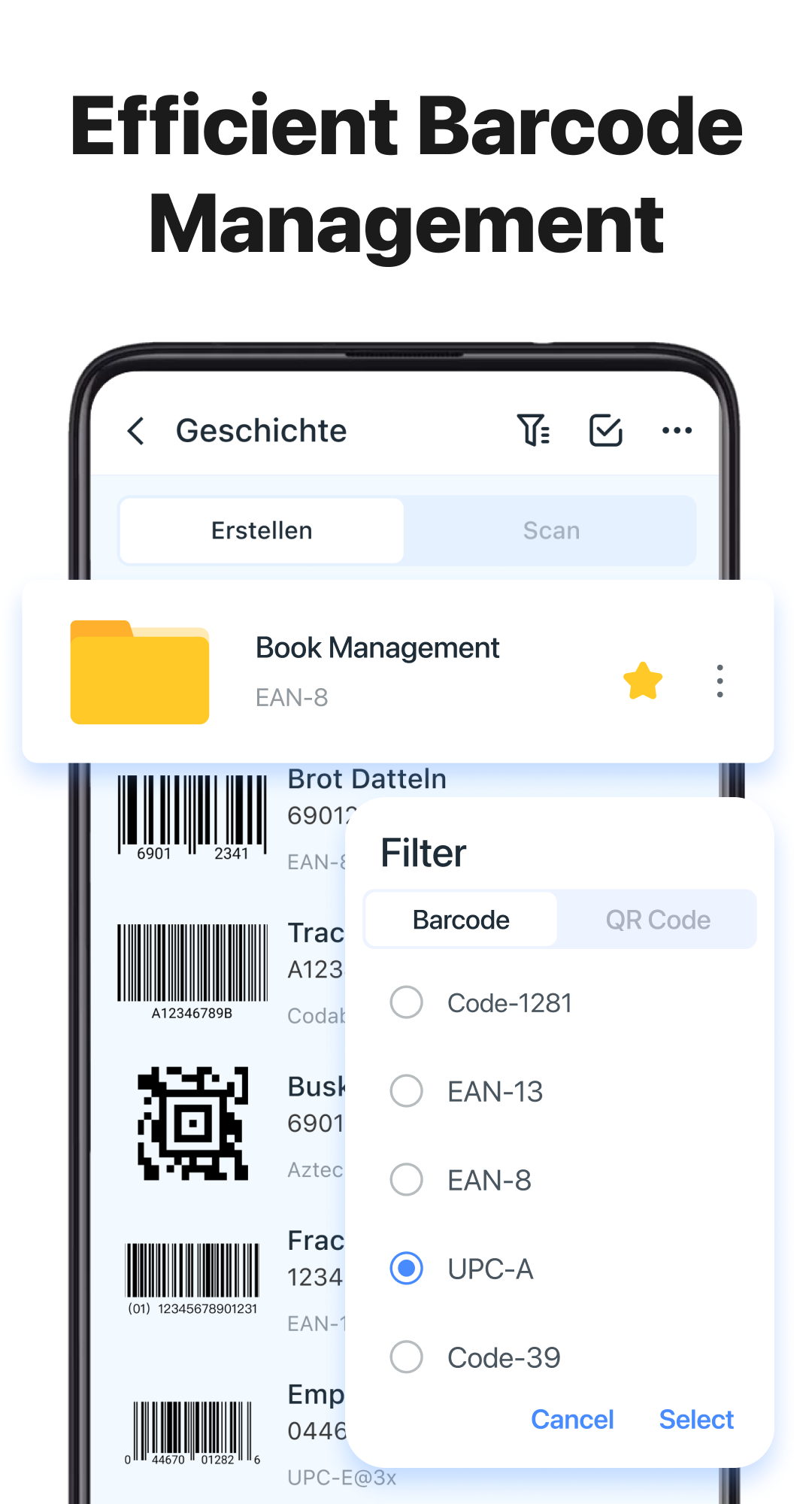 اسکرین شات 8 برنامه Barcode Guru: Barcode Generate