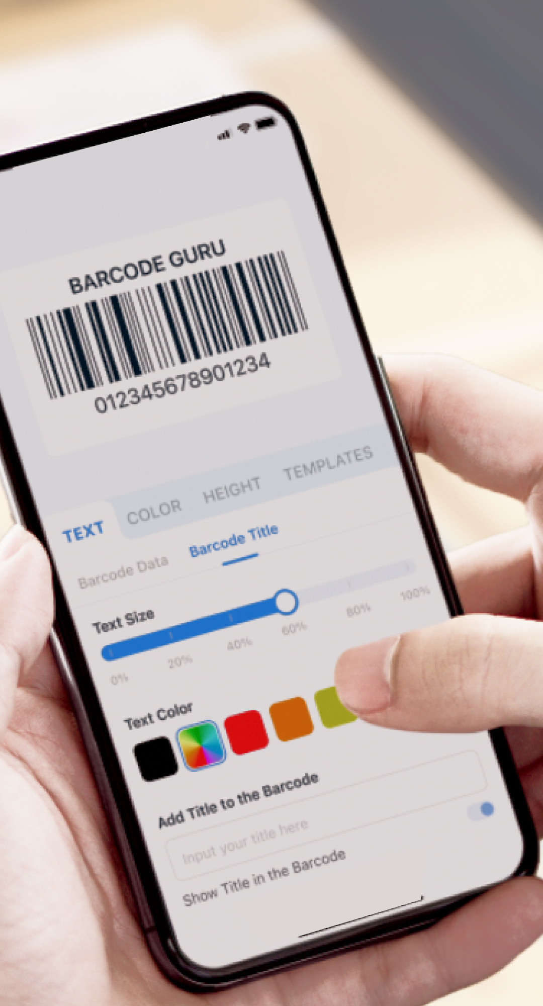 اسکرین شات 2 برنامه Barcode Guru: Barcode Generate