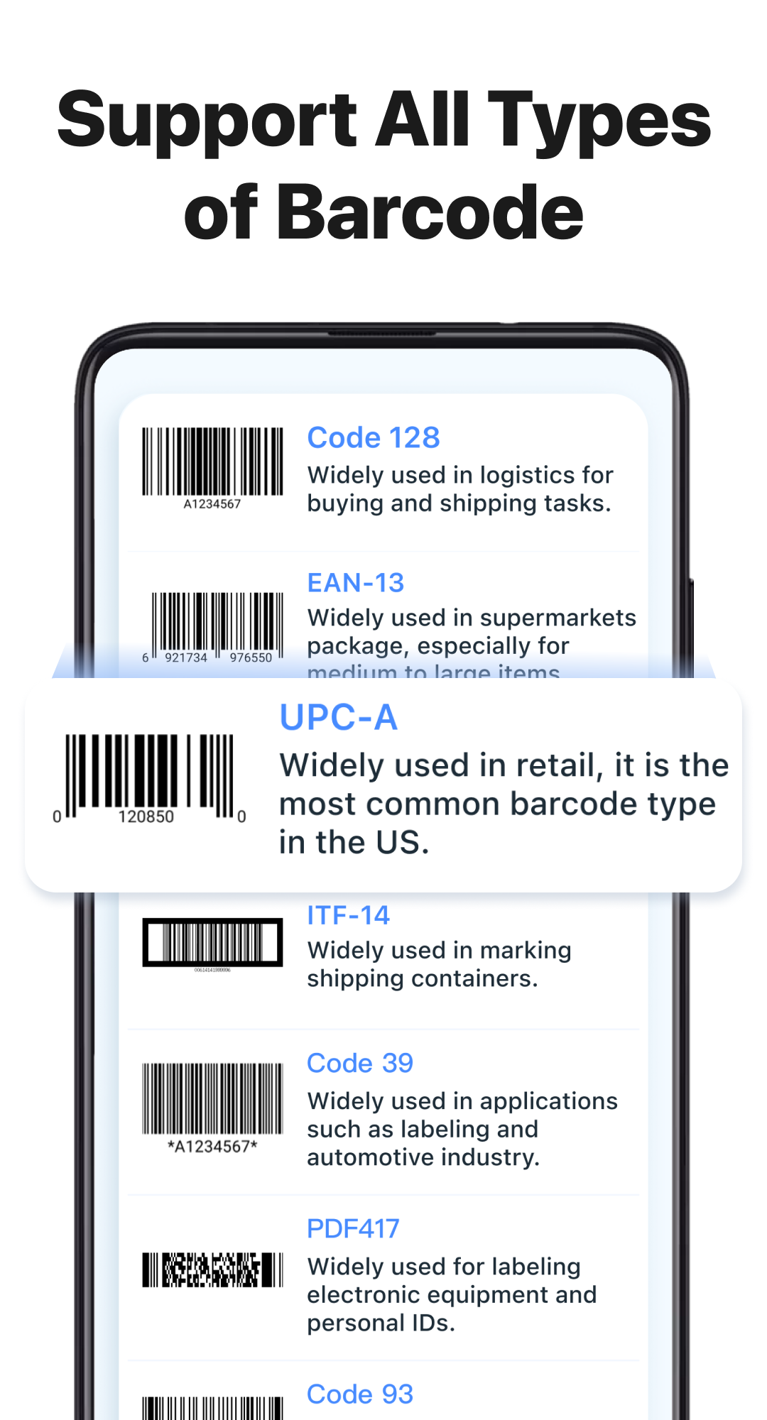 اسکرین شات 3 برنامه Barcode Guru: Barcode Generate