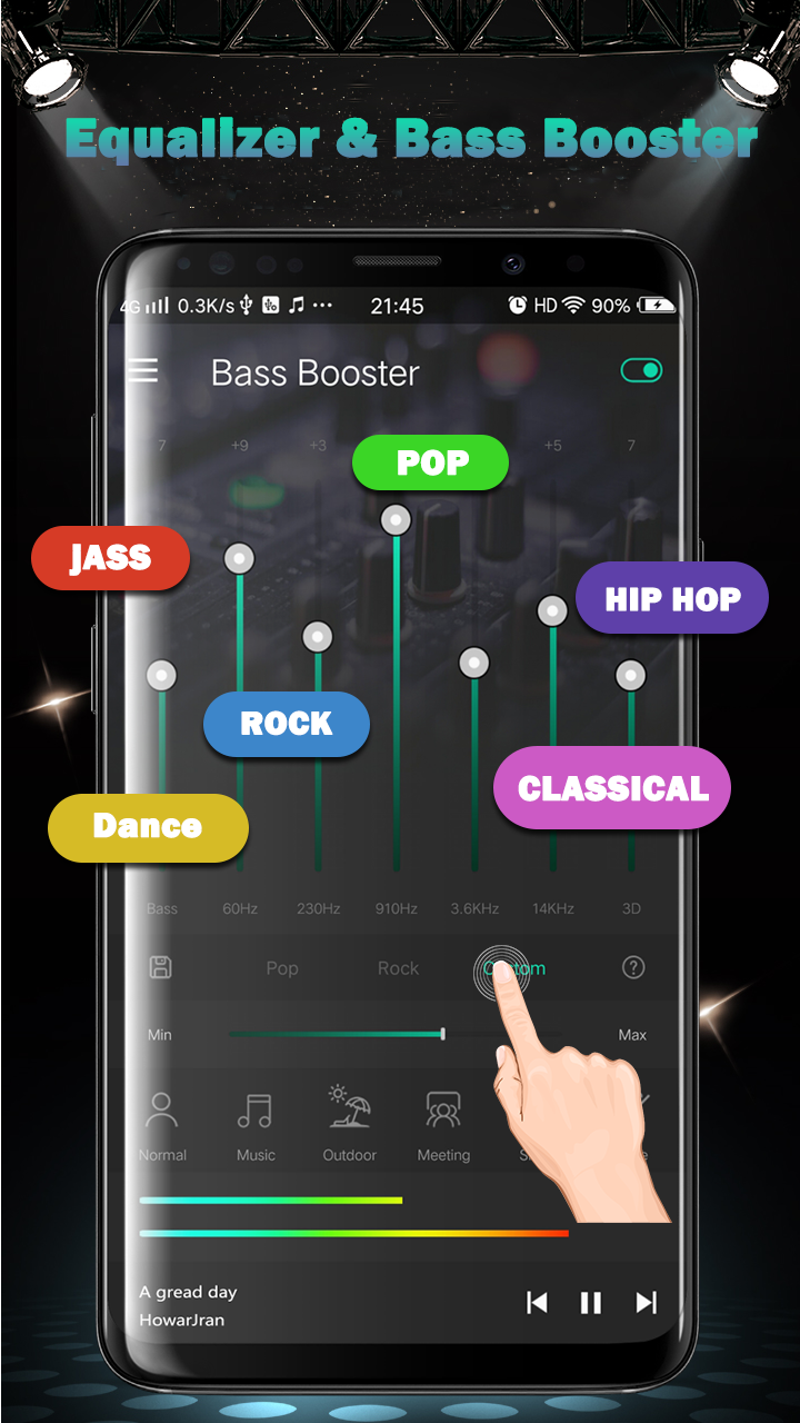 اسکرین شات 1 برنامه Equalizer FX