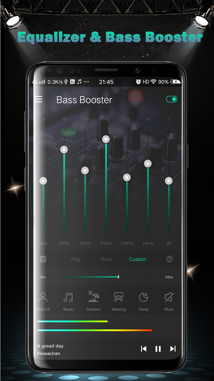 اسکرین شات 3 برنامه Equalizer FX