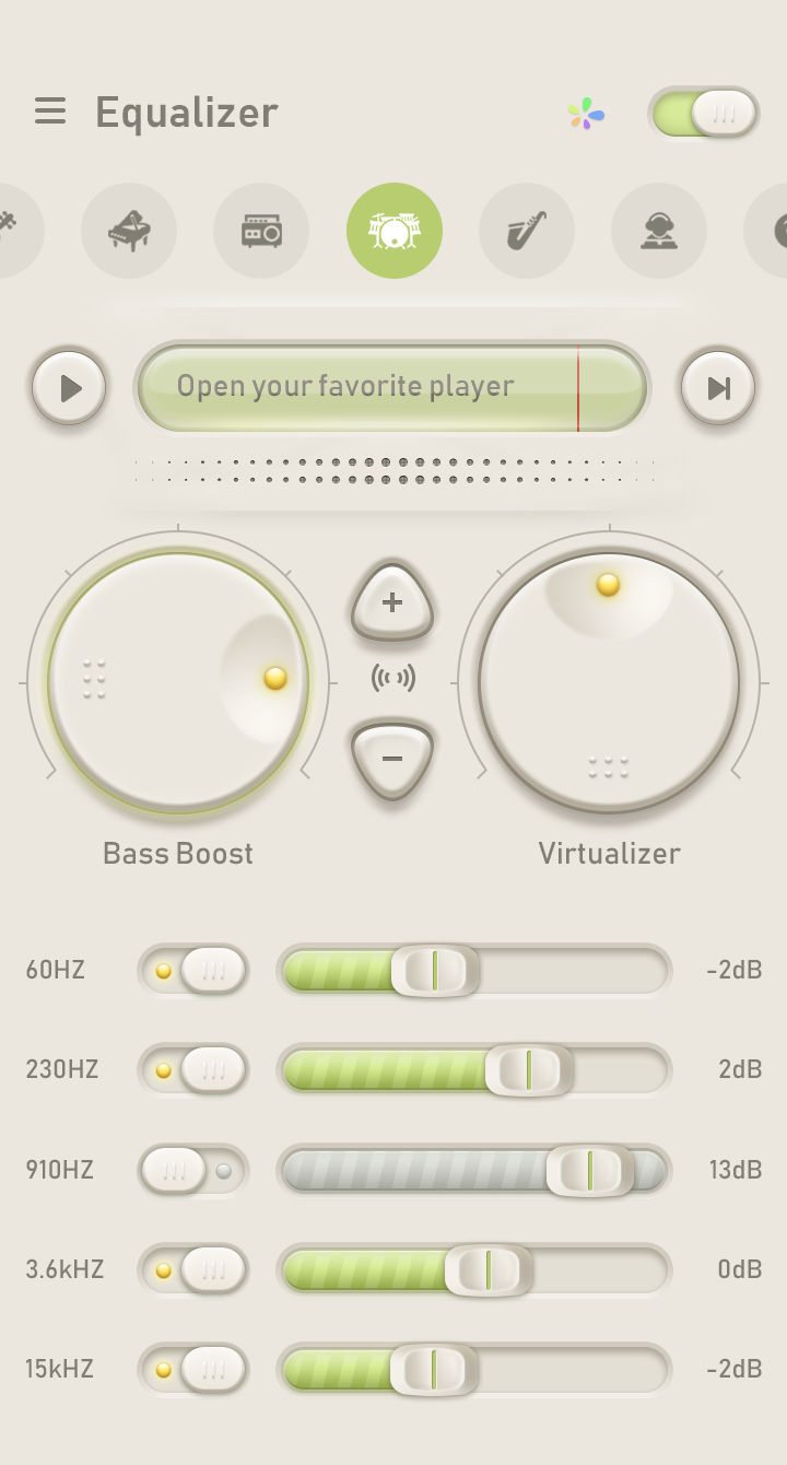 اسکرین شات 3 برنامه Equalizer & Bass Boost