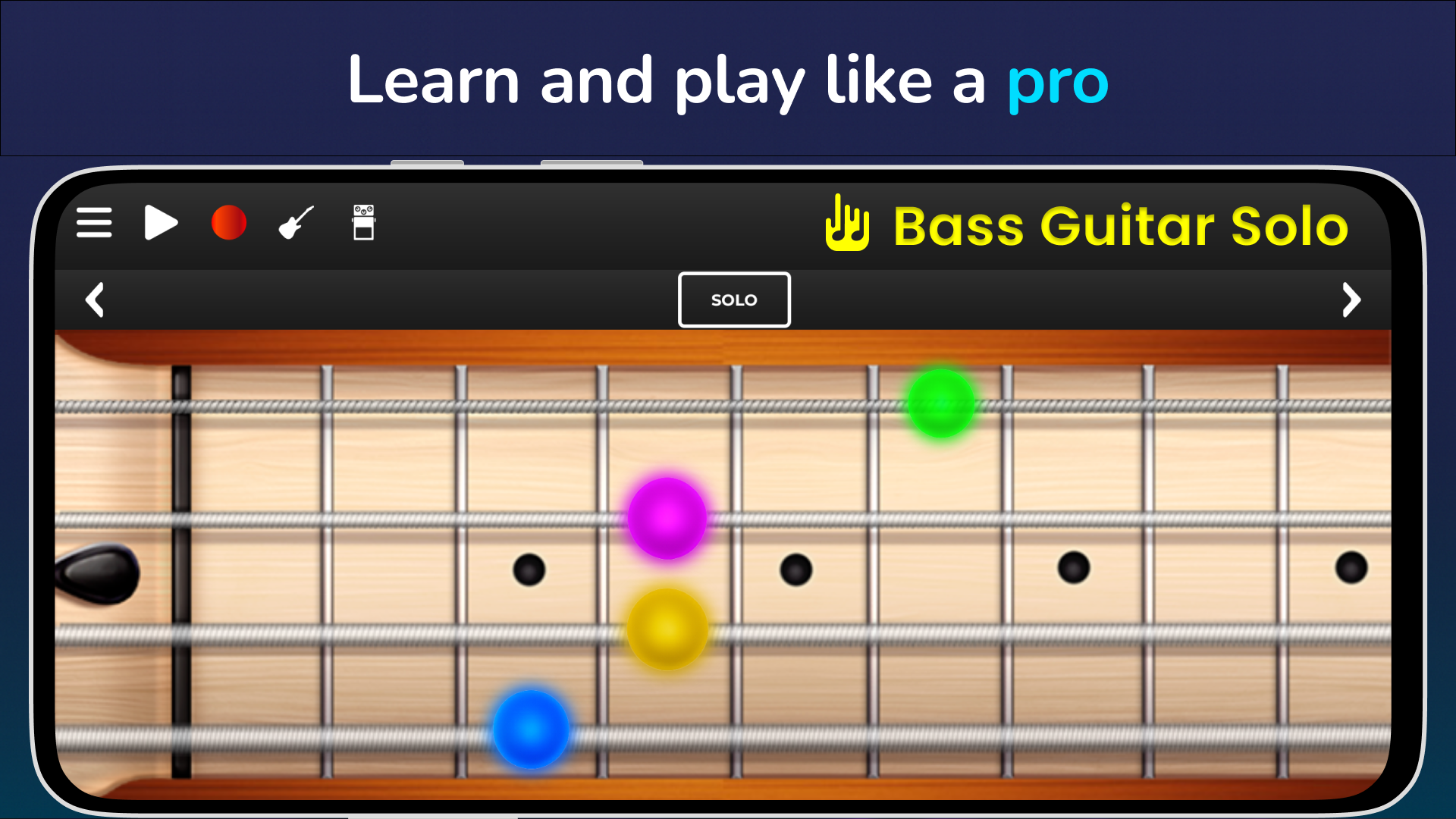 اسکرین شات 1 بازی Bass Guitar Solo